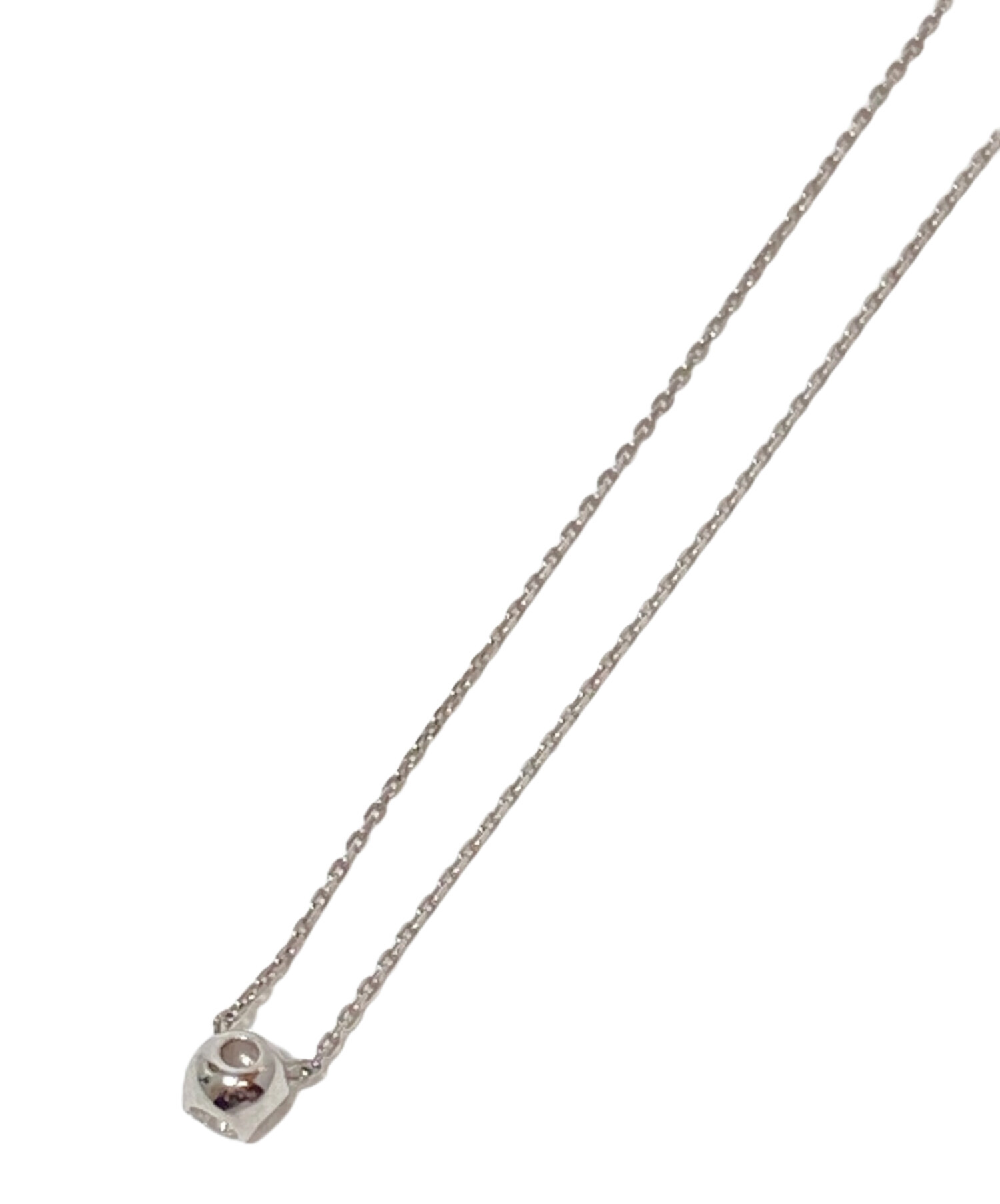 中古・古着通販】4℃ (ヨンドシー) K18ホワイトゴールド ネックレス 