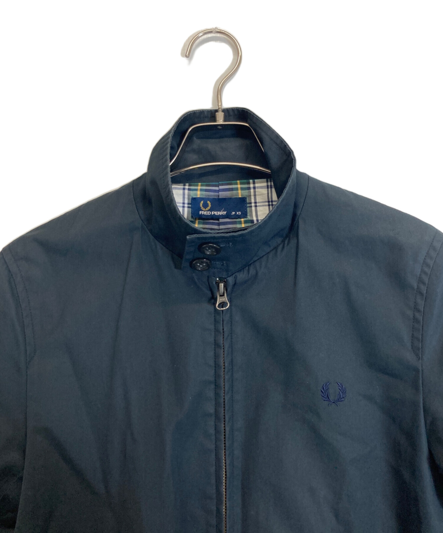 中古・古着通販】FRED PERRY (フレッドペリー) ジャケット ネイビー 中古・古着通販】FRED PERRY (フレッドペリー) ジャケット ネイビー