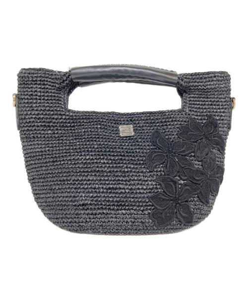 アシーナ ニューヨーク Athena New York ラフィアかごバッグ 中古・古着通販】Athena New York (アシーナニューヨーク) ラフィア羊