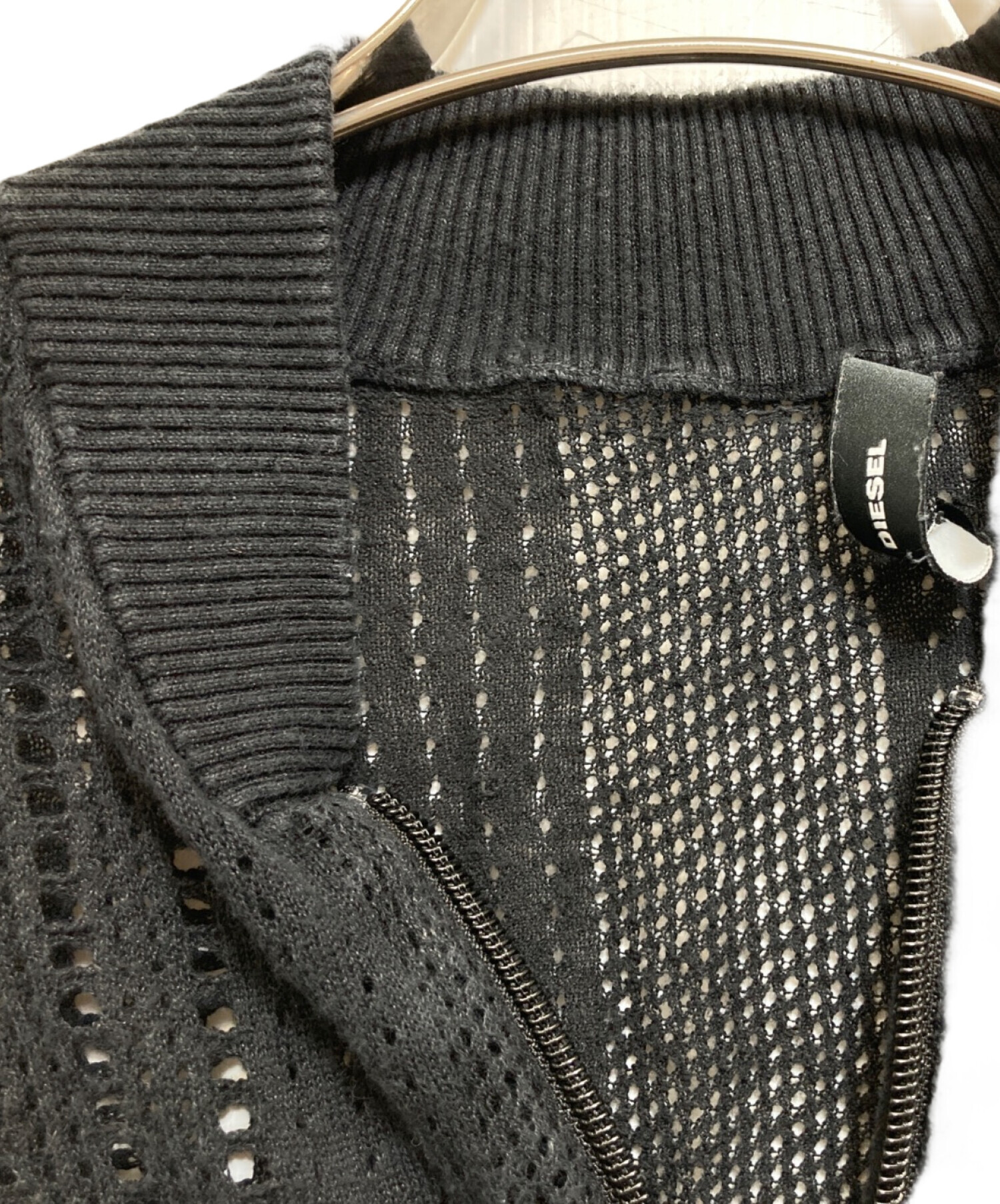 中古・古着通販】DIESEL (ディーゼル) ショート丈ジャケット ブラック 