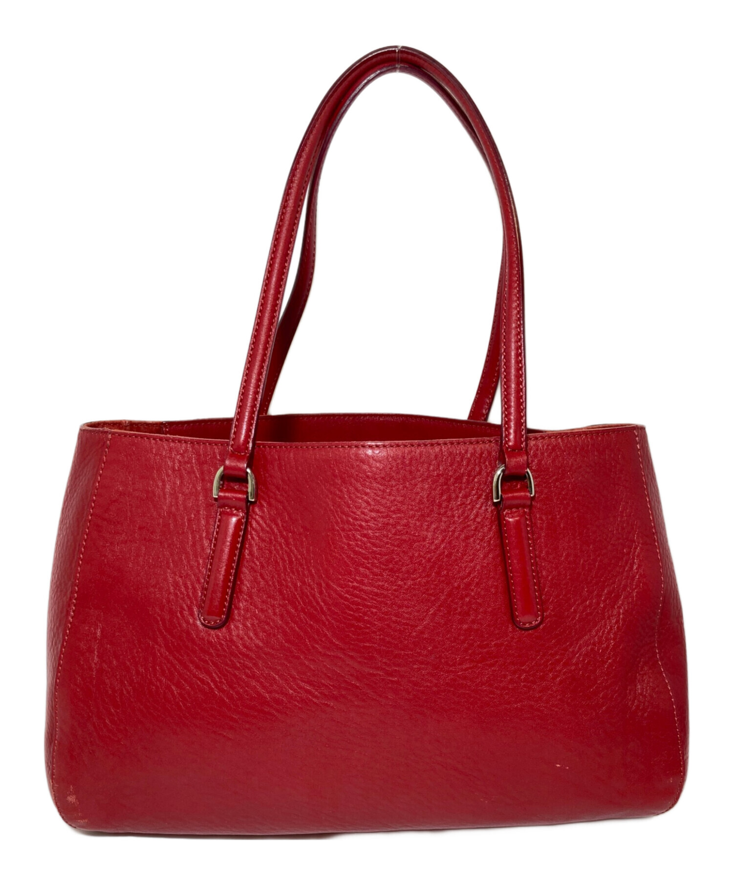 ヒロフ HIROFU トートハンドバッグ　お値下げ中　 説明最後まで読んで！ 中古・古着通販】HIROFU (ヒロフ) トートバッグ レッド｜ブランド