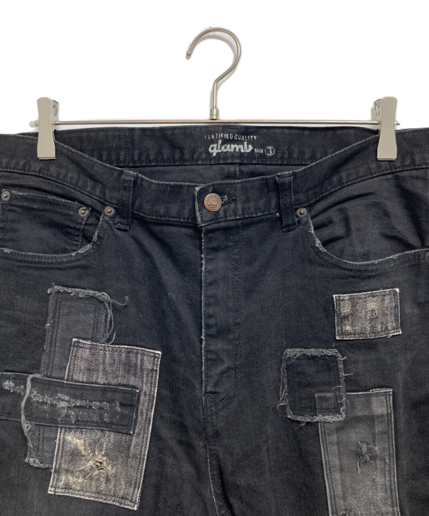 中古・古着通販】glamb (グラム) アンプラグドスキニーデニムパンツ