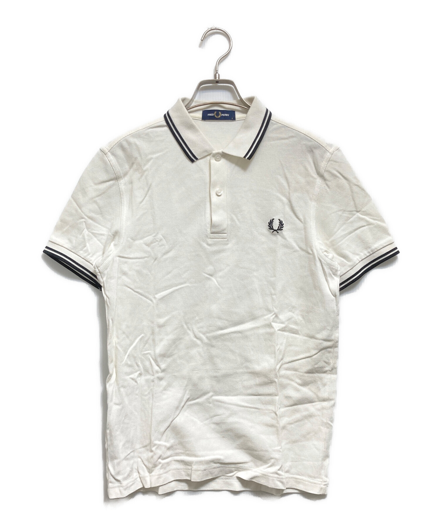 中古・古着通販】FRED PERRY (フレッドペリー) ポロシャツ ホワイト 