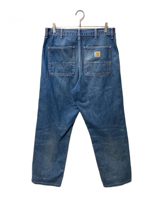 W32×Ⅼ32 Carhartt カーゴパンツ デニム 中古・古着通販】CarHartt (カーハート) デニムパンツ インディゴ