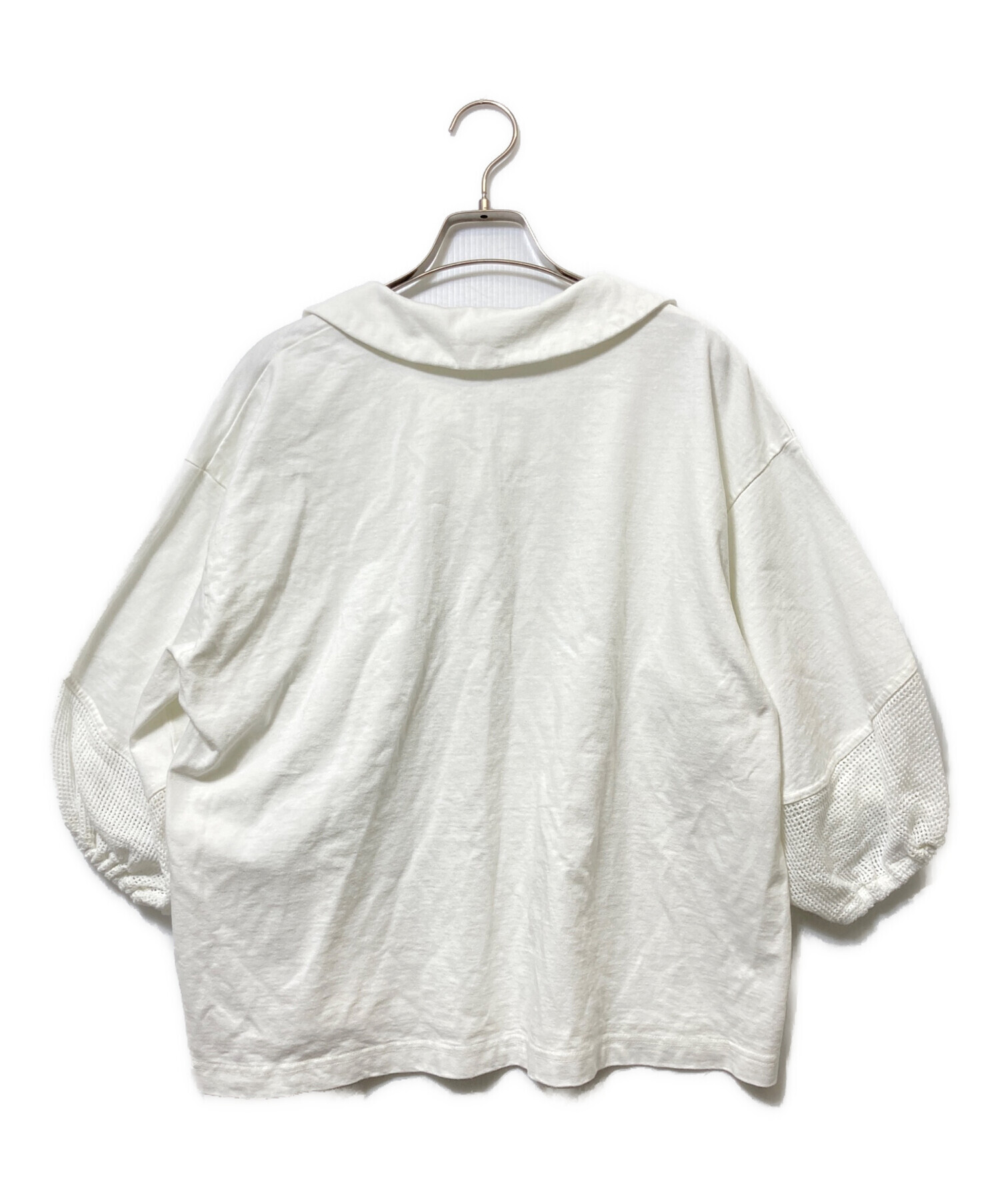 中古・古着通販】nest Robe (ネストローブ) ブラウス ホワイト サイズ 