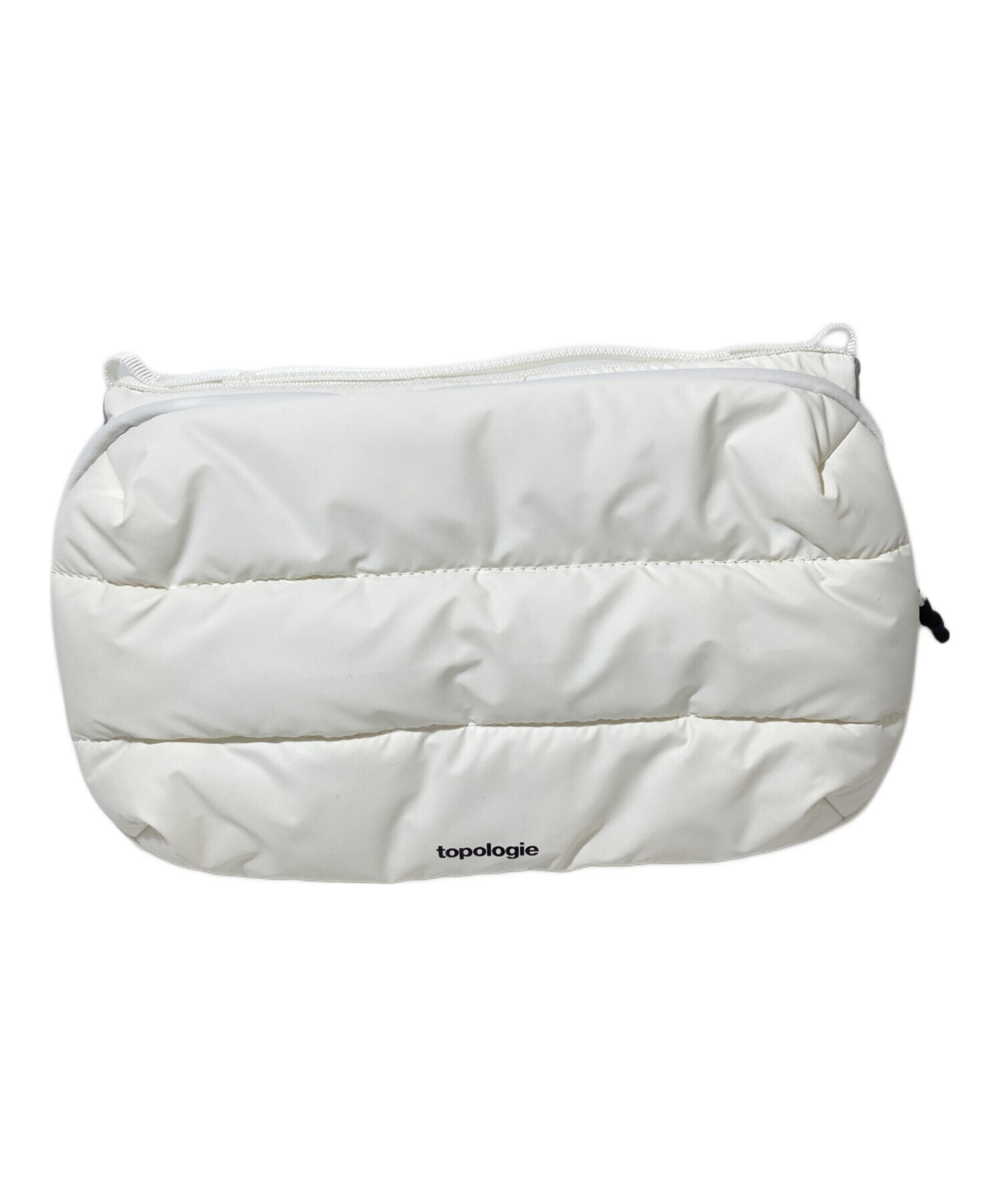 Topologie トポロジー クラウドバッグ ショルダーバッグ ホワイト 中古・古着通販】Topologie (トポロジー) バッグ ホワイト｜ブランド