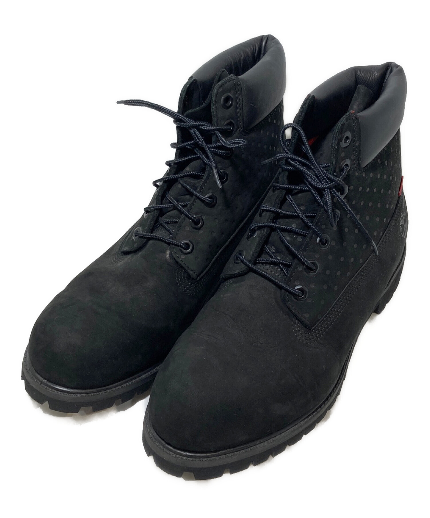 シュプリーム　コムデギャルソン　ティンバーランド　6インチブーツ　ブラック Supreme シュプリーム×Timberlandティンバーランド×COMME des GARCONS SHIRTコムデギャルソンシャツコラボ  15-16 6-inch Premium Waterproof Boot 6インチ ウォータープルーフブーツ 9M ブラック メンズ中古 |