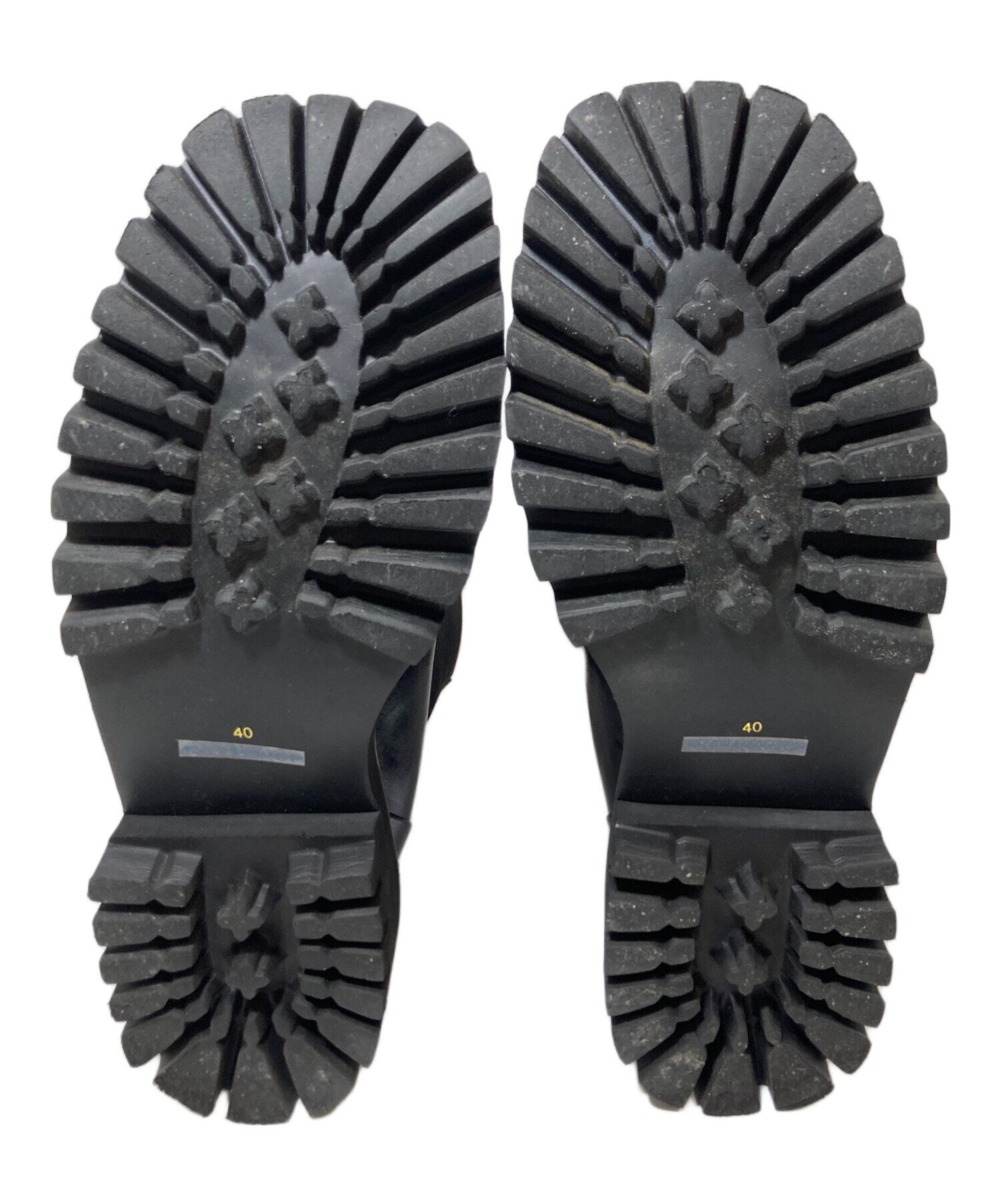 中古・古着通販】MANA (マナ) サイドゴアブーツ ブラック サイズ:40