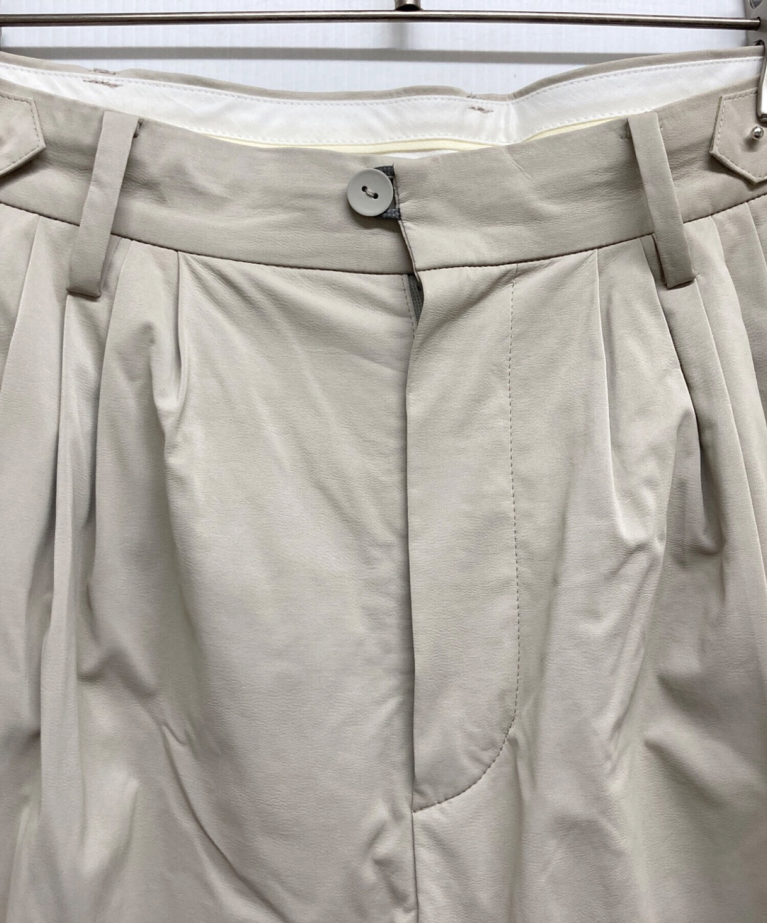 中古・古着通販】IRENE (アイレネ) Silky Light Leather Trousers