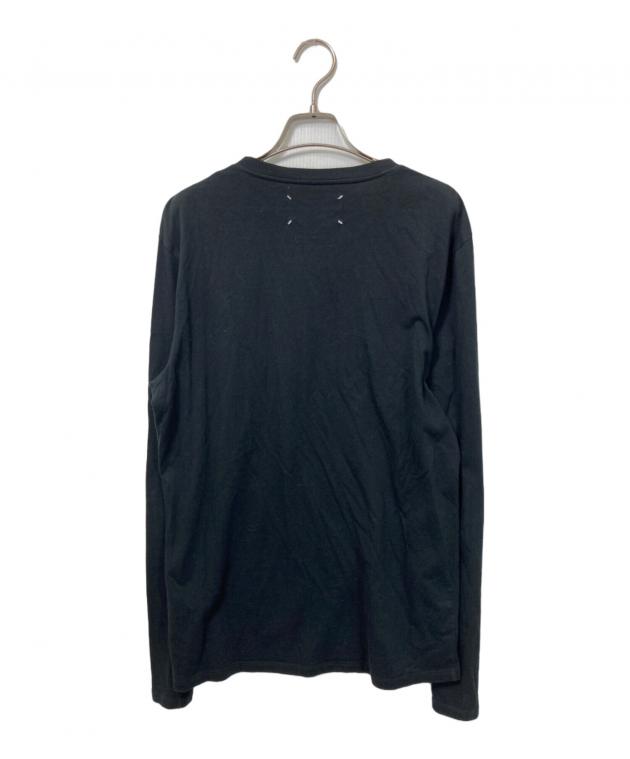 【Maison Margiela】ロングカットソー 黒 中古・古着通販】Maison Margiela (メゾンマルジェラ) Face Negative