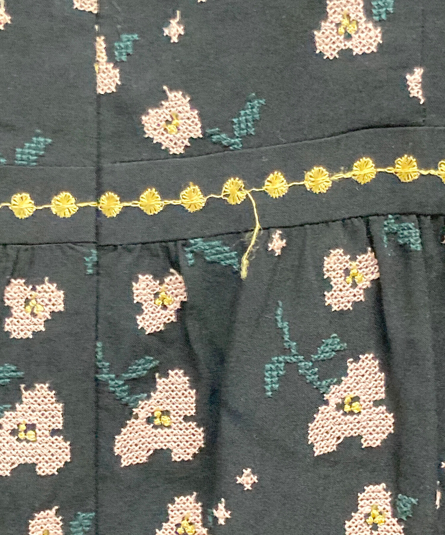 中古・古着通販】sally scott (サリースコット) 花刺繍ワンピース