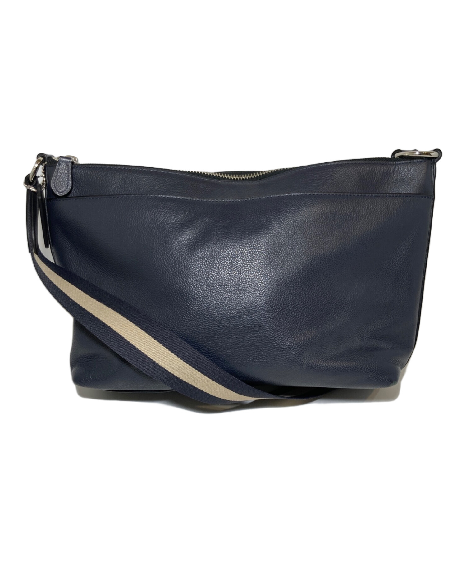 Coach ショルダーバッグ ネイビー 中古・古着通販】COACH (コーチ) ショルダーバッグ ネイビー