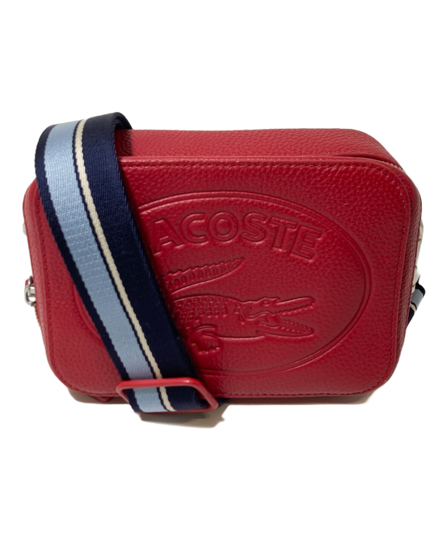 中古・古着通販】LACOSTE (ラコステ) ショルダーバッグ レッド 