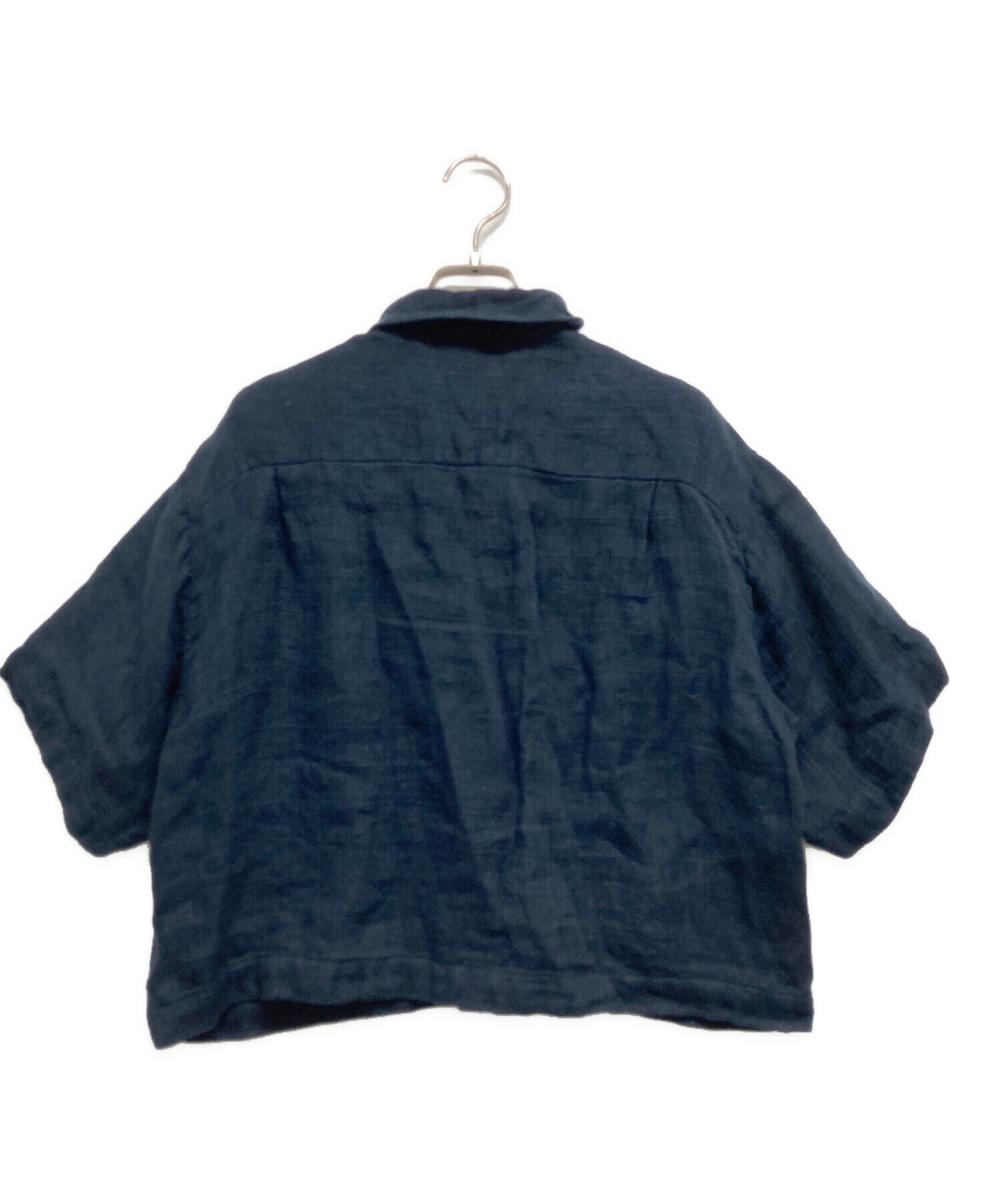 中古・古着通販】AURALEE (オーラリー) リネンシャツ ネイビー サイズ