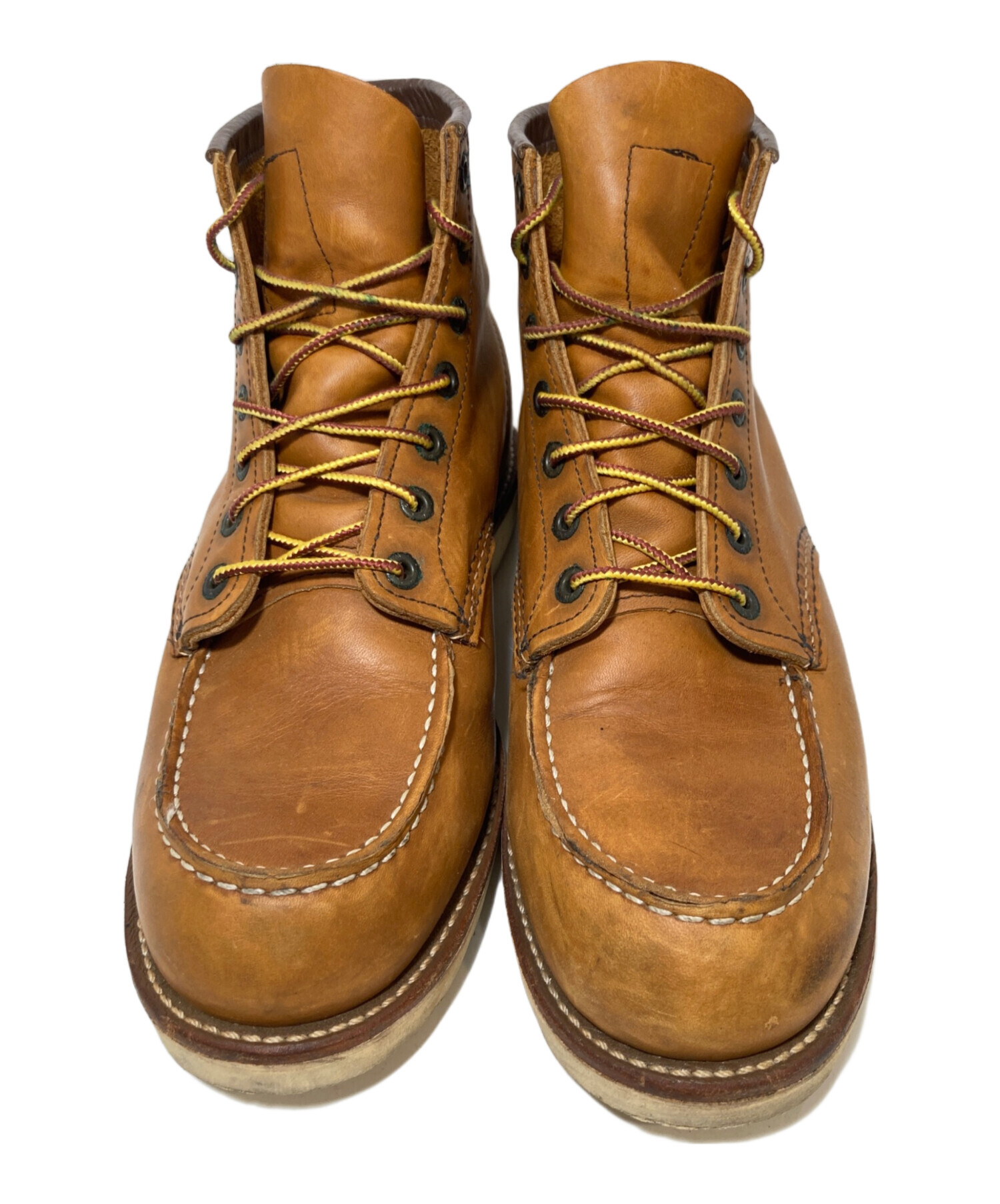 RED WING SHOES ブラウンブーツ USA 9 約27センチ RED WING SHOES ワークブーツ 9 (USA) ブラウン 27cm RED WING レッド
