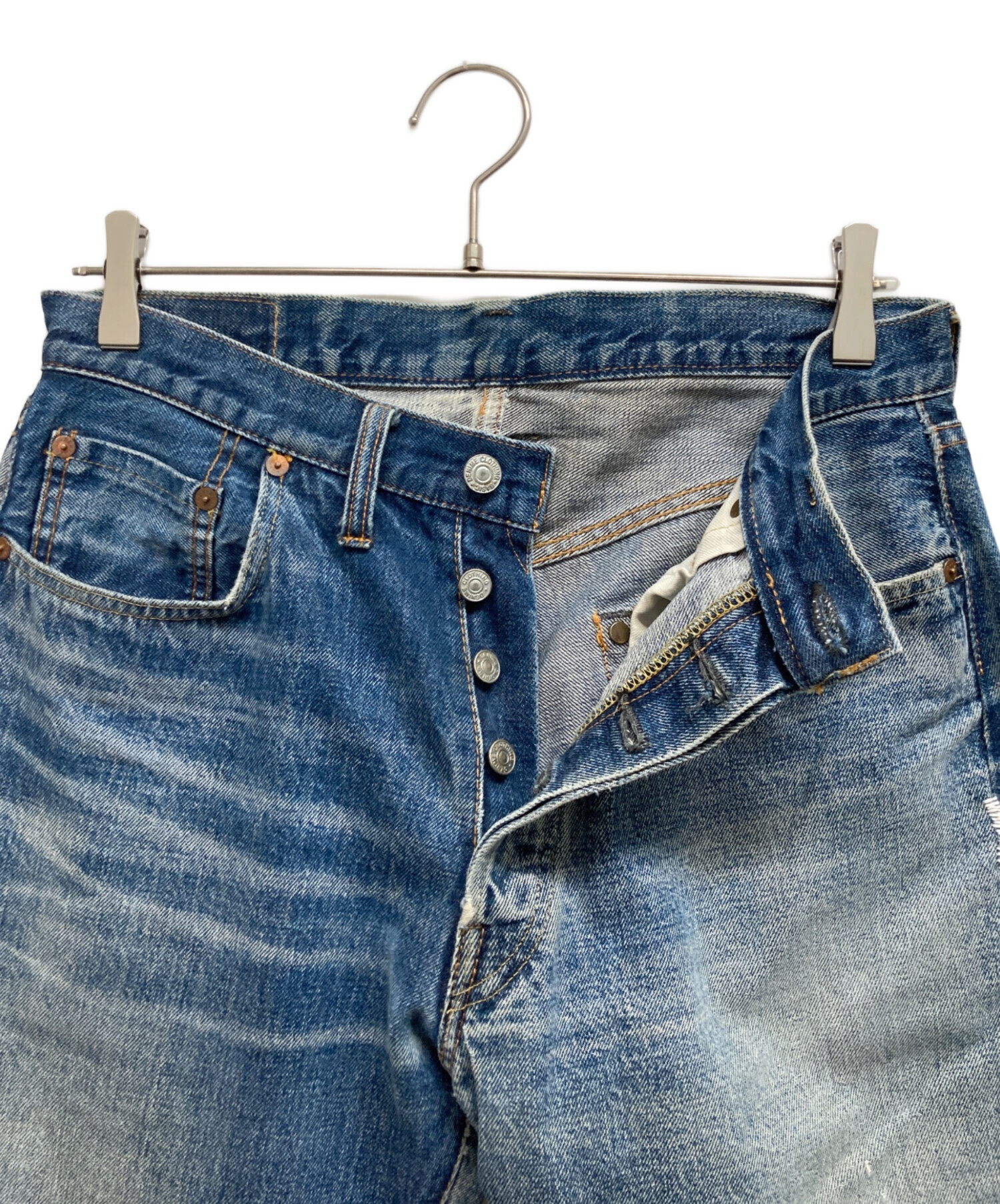 中古・古着通販】DENIME (ドゥニーム) 再構築デニムパンツ インディゴ