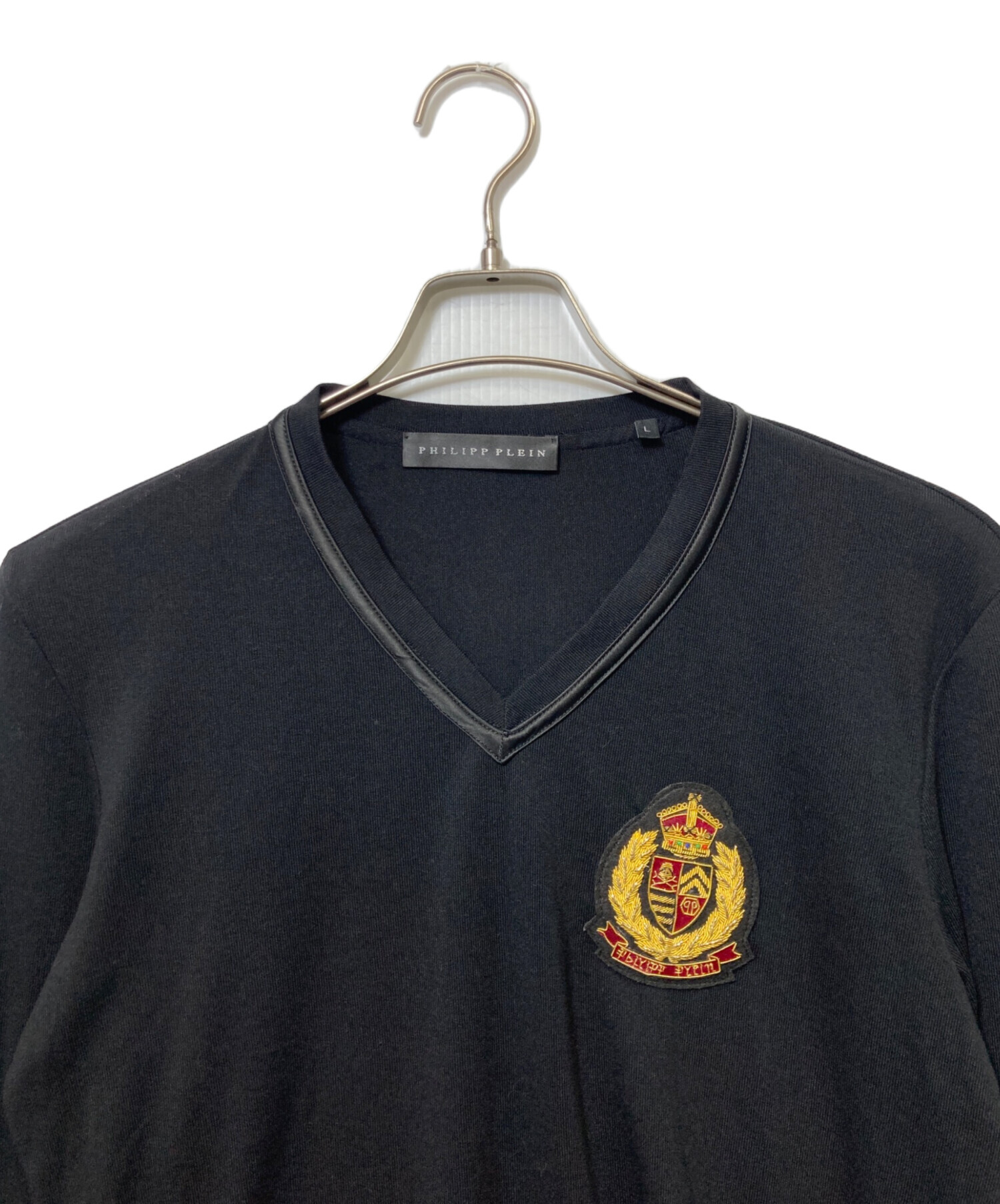 中古・古着通販】PHILIPP PLEIN (フィリッププレイン) ニット ブラック 