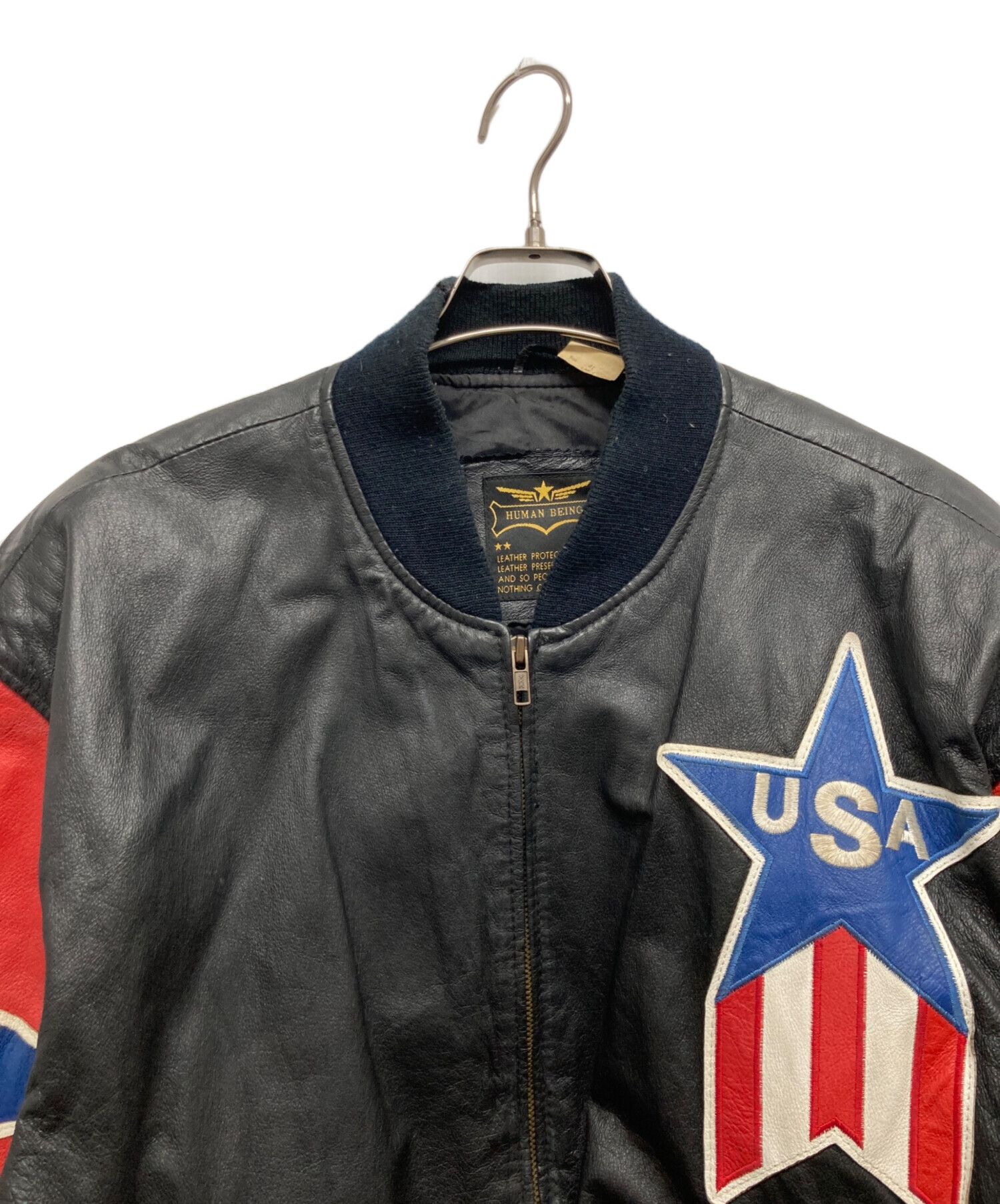 中古・古着通販】HUMAN BEING (ヒューマンビーング) レザージャケット