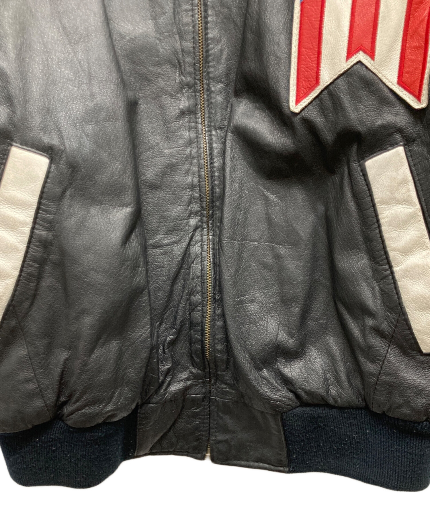 HUMAN BEING レザージャケット　ヴィンテージ　短丈 HUMAN BEING レザージャケット ヴィンテージ 短丈