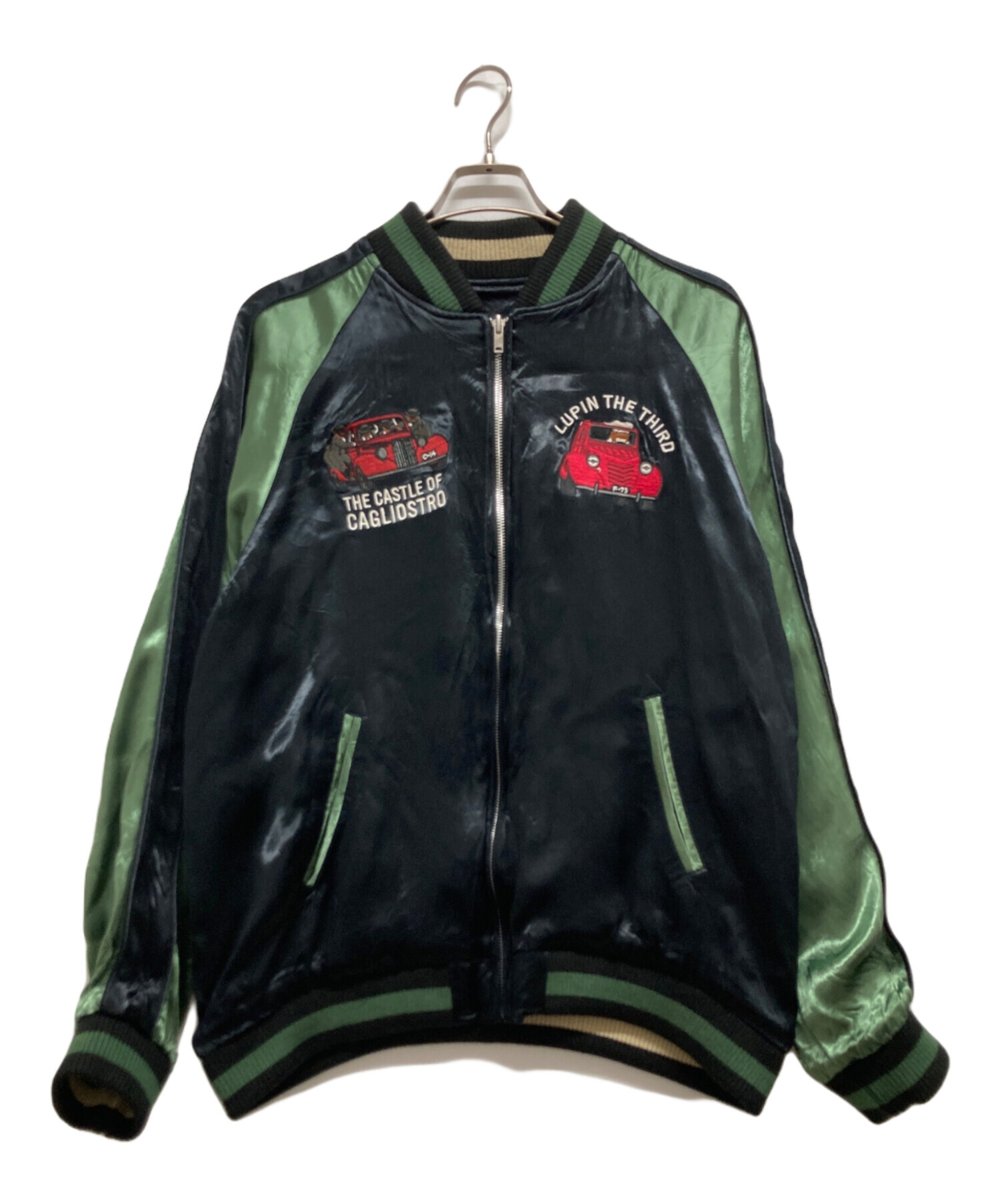 中古・古着通販】ルパン三世 (ルパンサンセイ) スカジャン ブラック