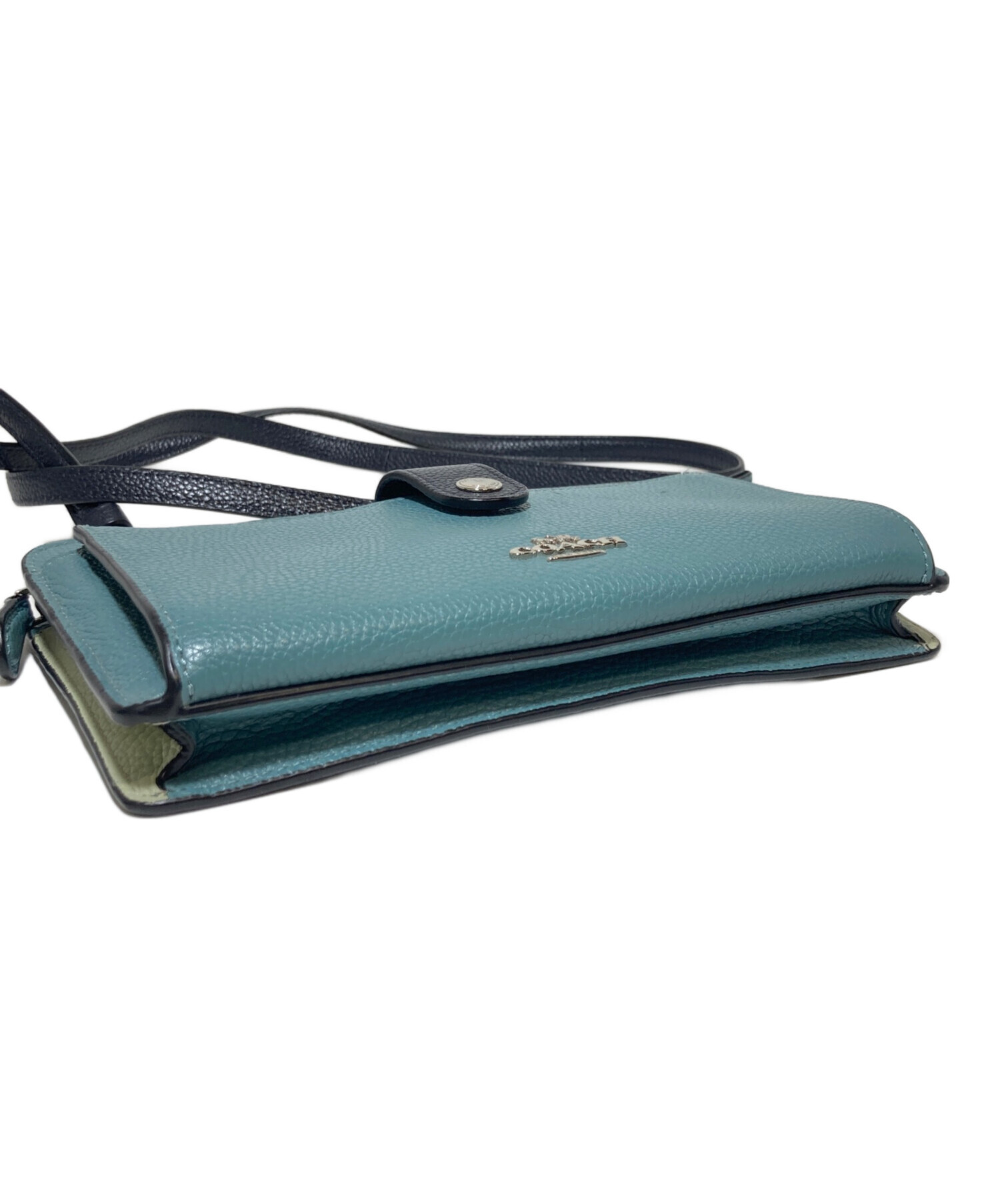 中古・古着通販】COACH (コーチ) ショルダーバッグ スカイブルー 