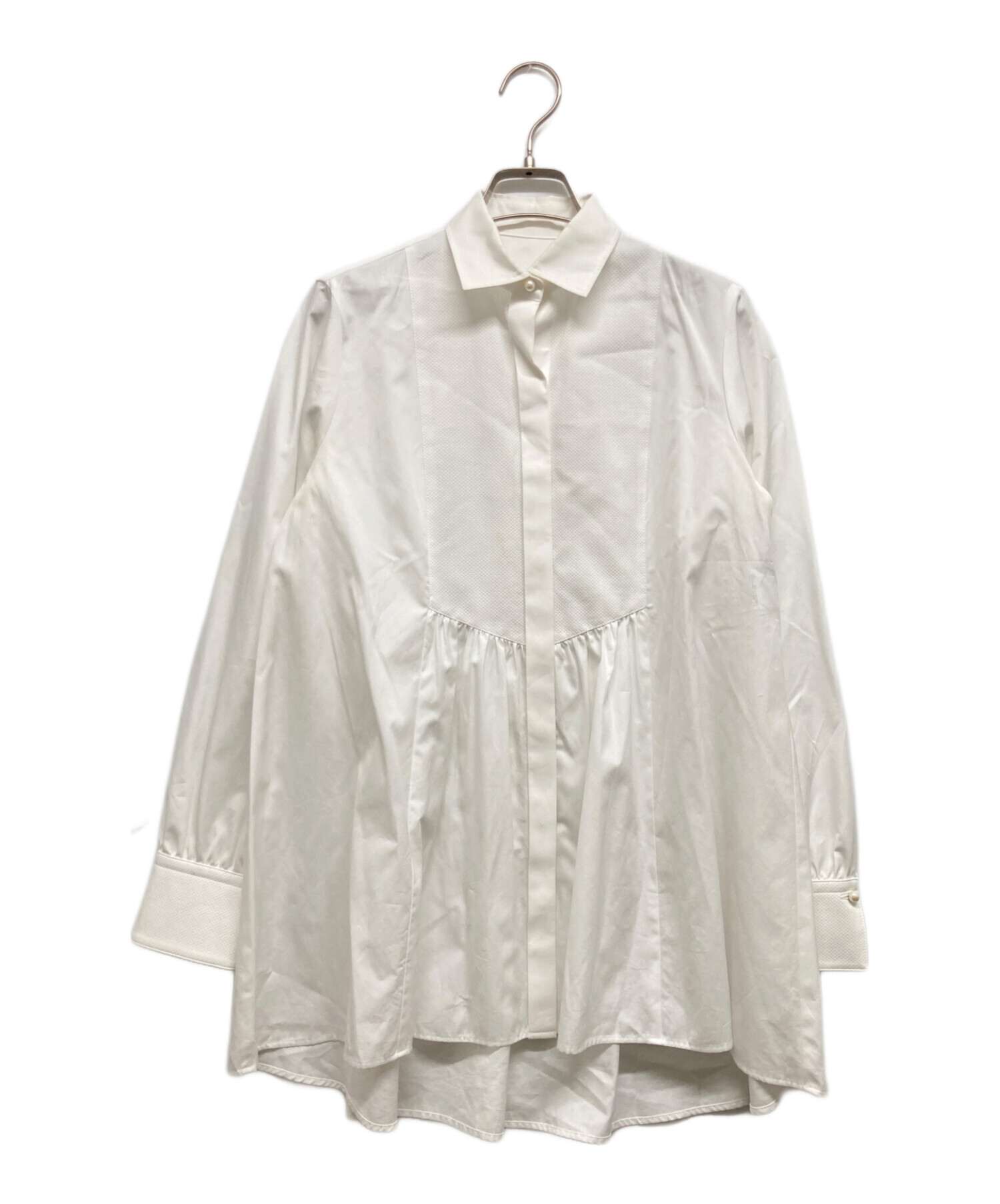 中古・古着通販】ANAYI (アナイ) シャツ ホワイト サイズ:38｜ブランド