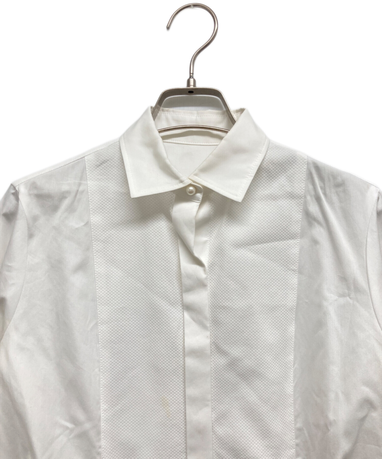 中古・古着通販】ANAYI (アナイ) シャツ ホワイト サイズ:38｜ブランド