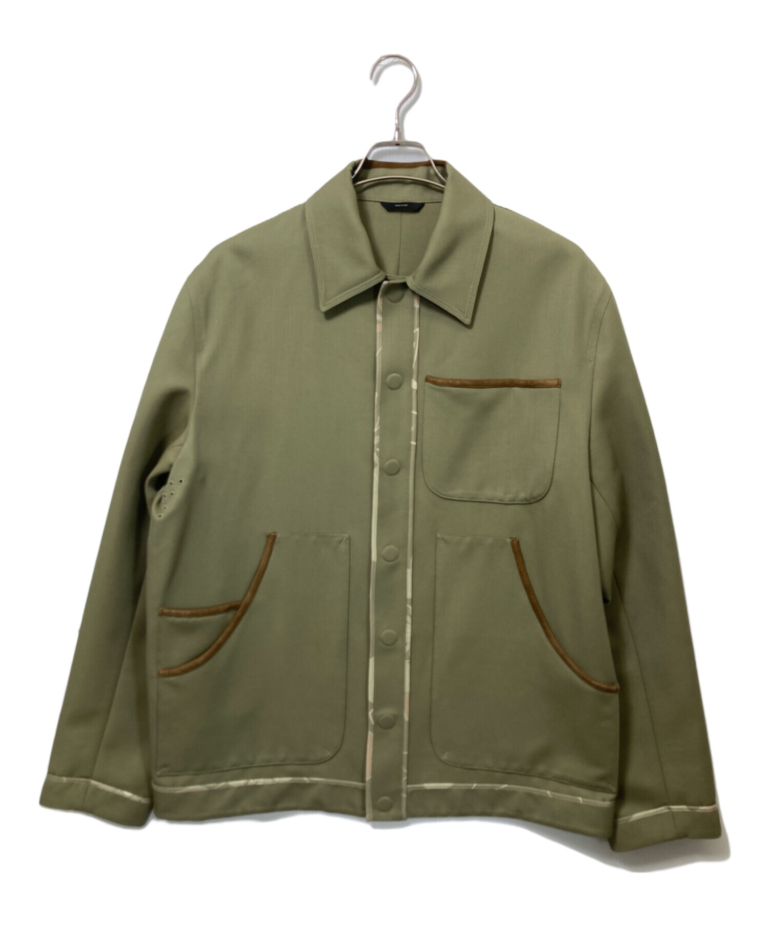 中古・古着通販】FENDI (フェンディ) ジャケット グリーン サイズ:48