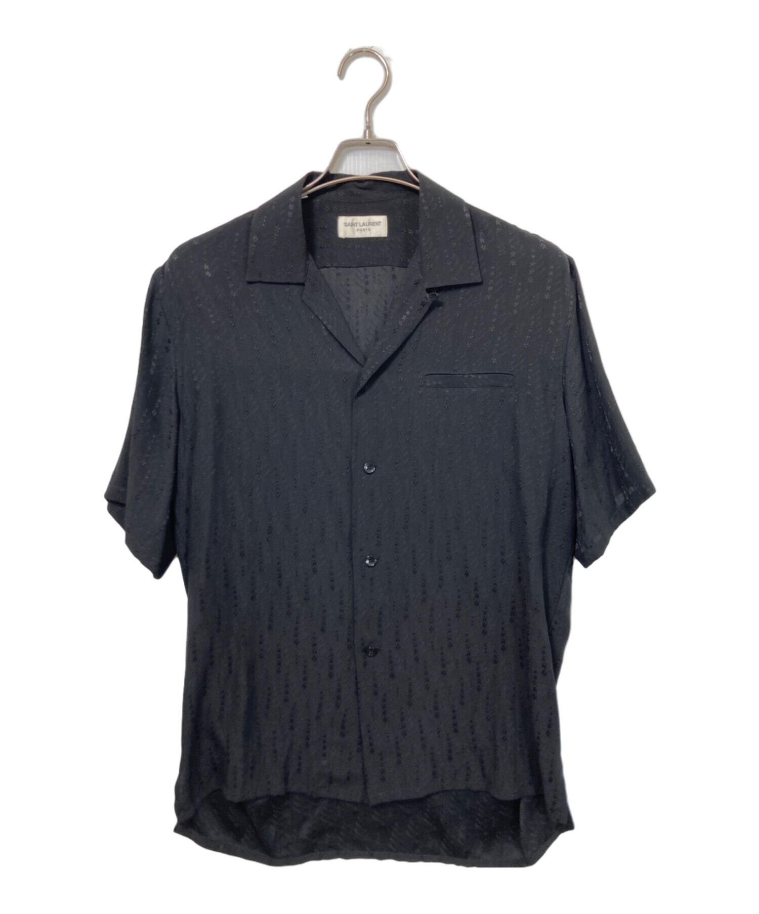 Saint Laurent Paris ポロシャツ　ネイビー Saint Laurent Paris ポロシャツ メンズ イヴ サンローラン SAINT