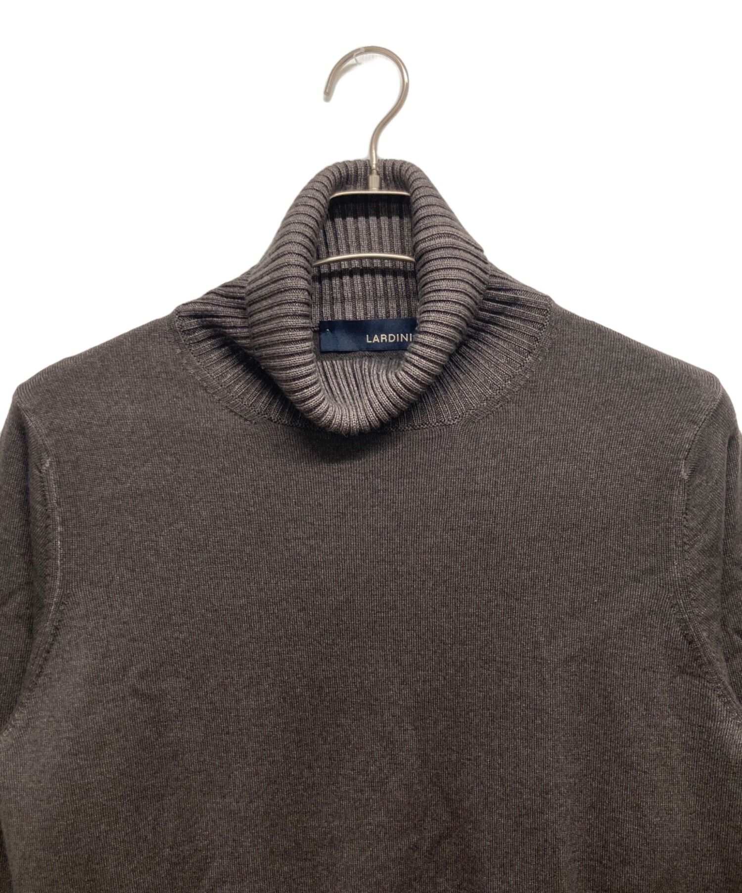 中古・古着通販】LARDINI (ラルディーニ) ハイネックニット ブラウン 