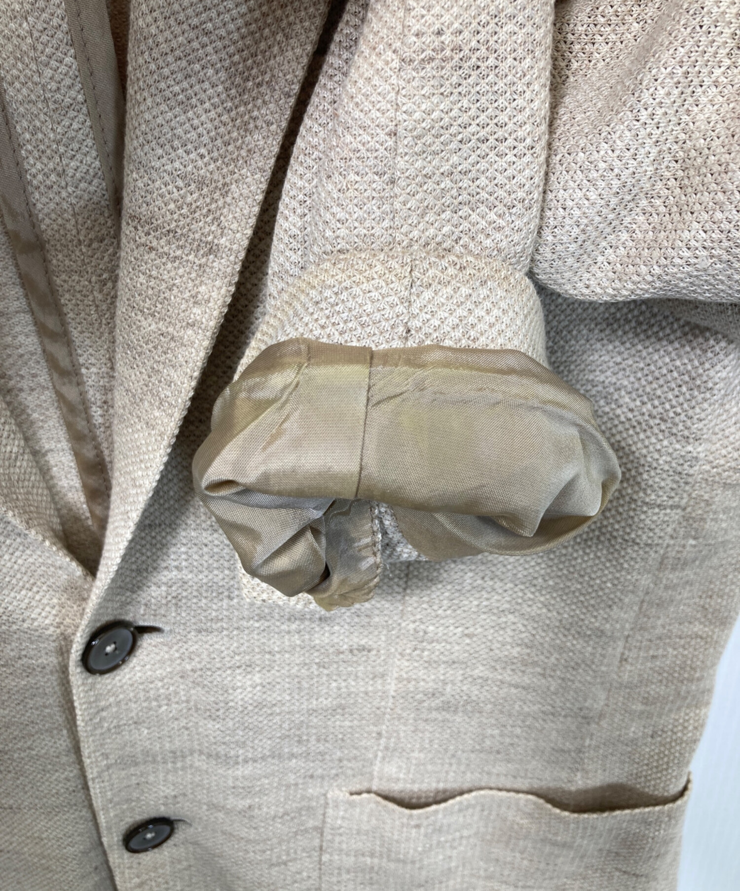 中古・古着通販】TAGLIATORE (タリアトーレ) リネン混テーラード