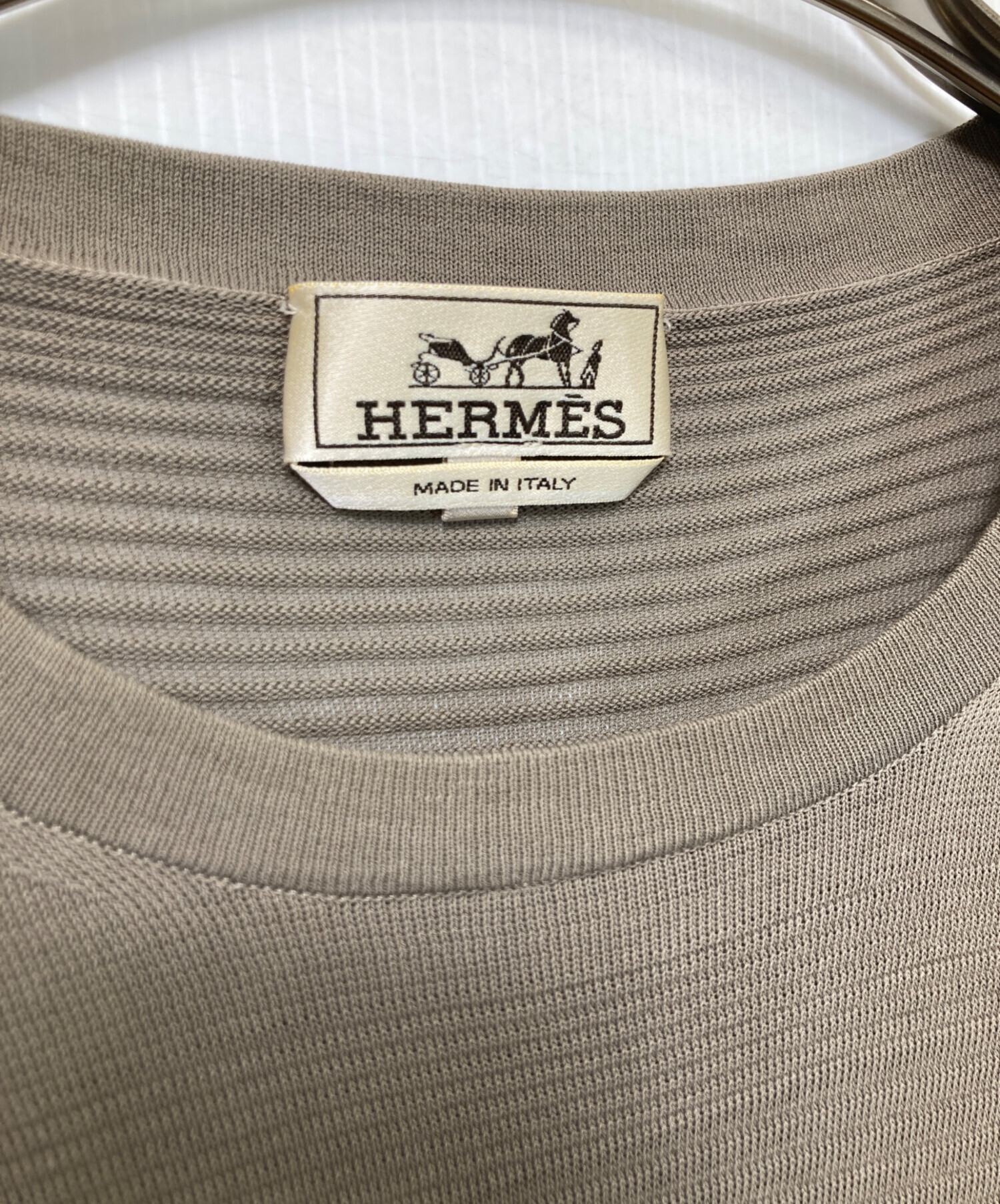 中古・古着通販】HERMES (エルメス) Tシャツ グレー サイズ:M