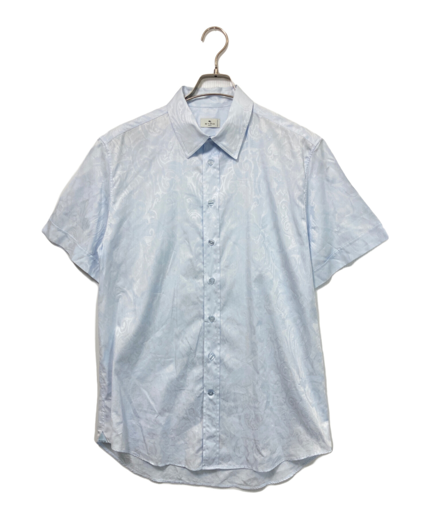 中古・古着通販】ETRO (エトロ) ペイズリーシャツ ブルー サイズ:41 