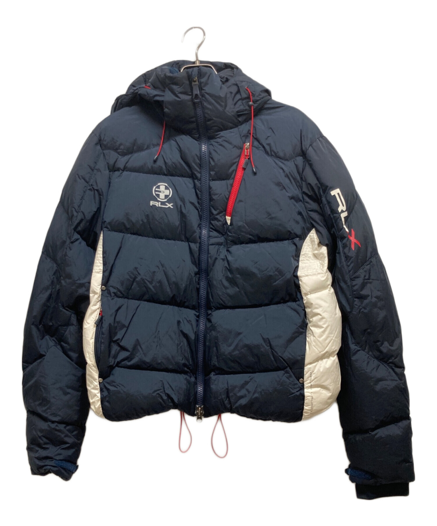 【美品】RLX RALPH LAUREN ダウンジャケット ネイビー L 軽量 中古・古着通販】RLX RALPH LAUREN (アールエルエックスラルフローレン