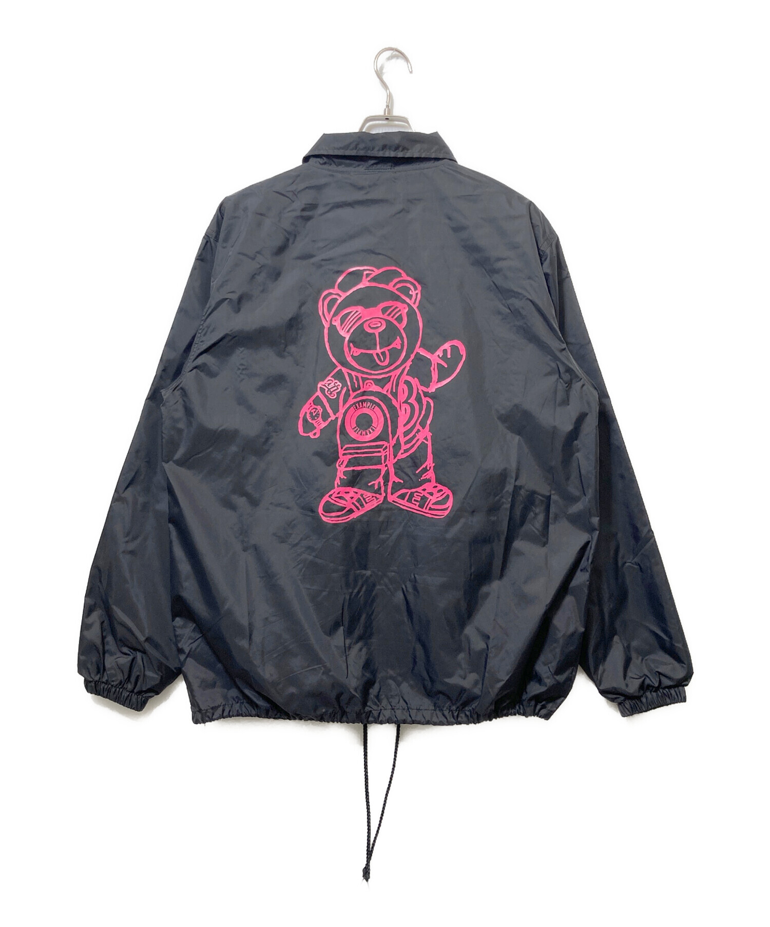中古・古着通販】EXAMPLE (エグザンプル) ナイロンジャケット ブラック 