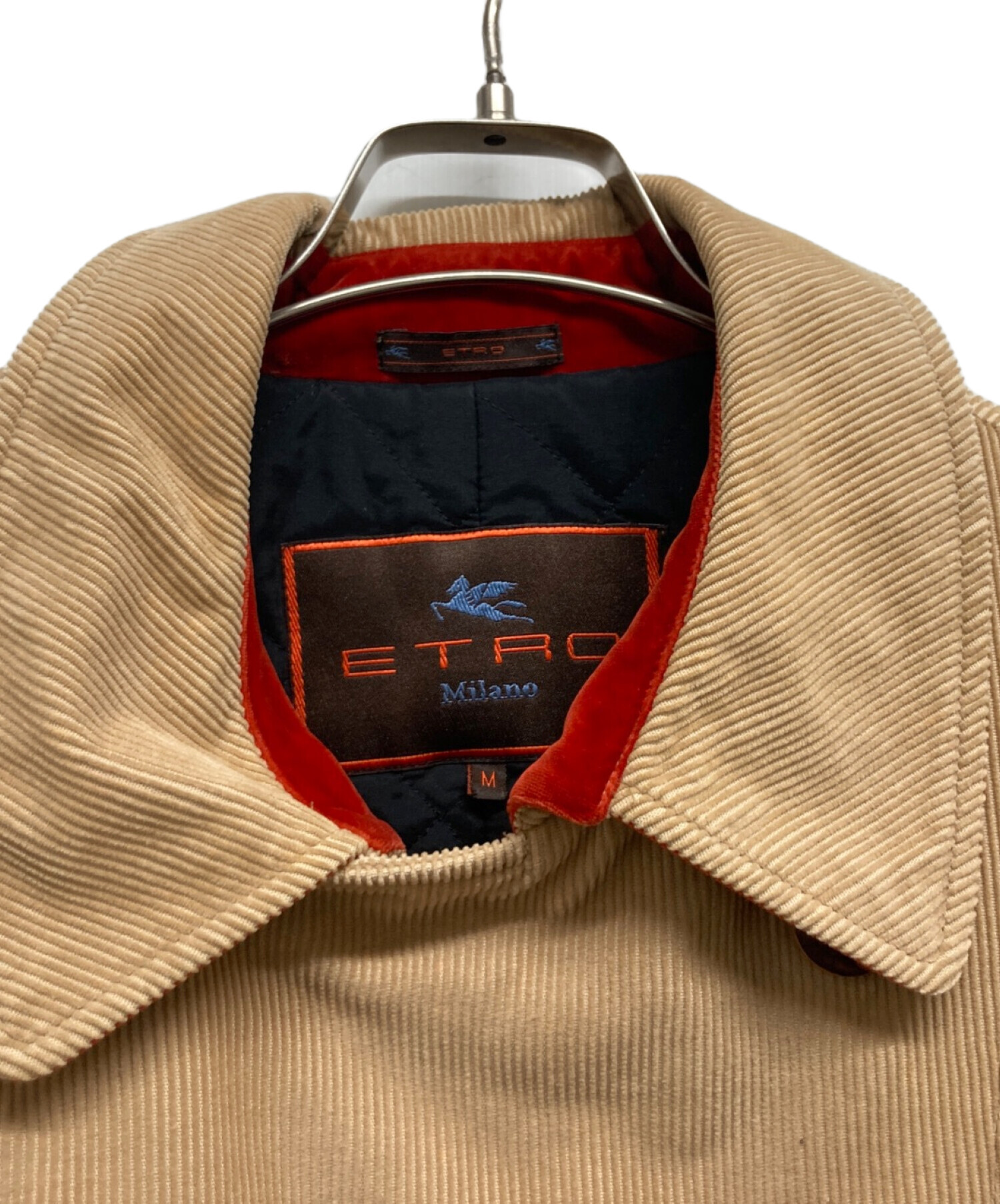中古・古着通販】ETRO (エトロ) コーデュロイコート ブラウン 中古・古着通販】ETRO (エトロ) コーデュロイコート ブラウン