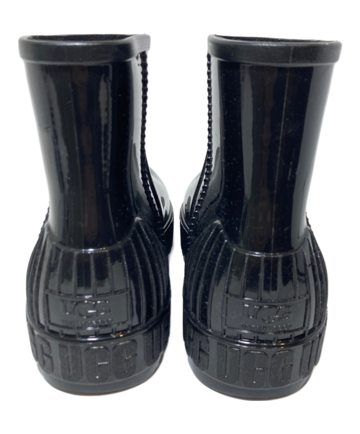 中古・古着通販】UGG (アグ) レインブーツ ブラック サイズ:8