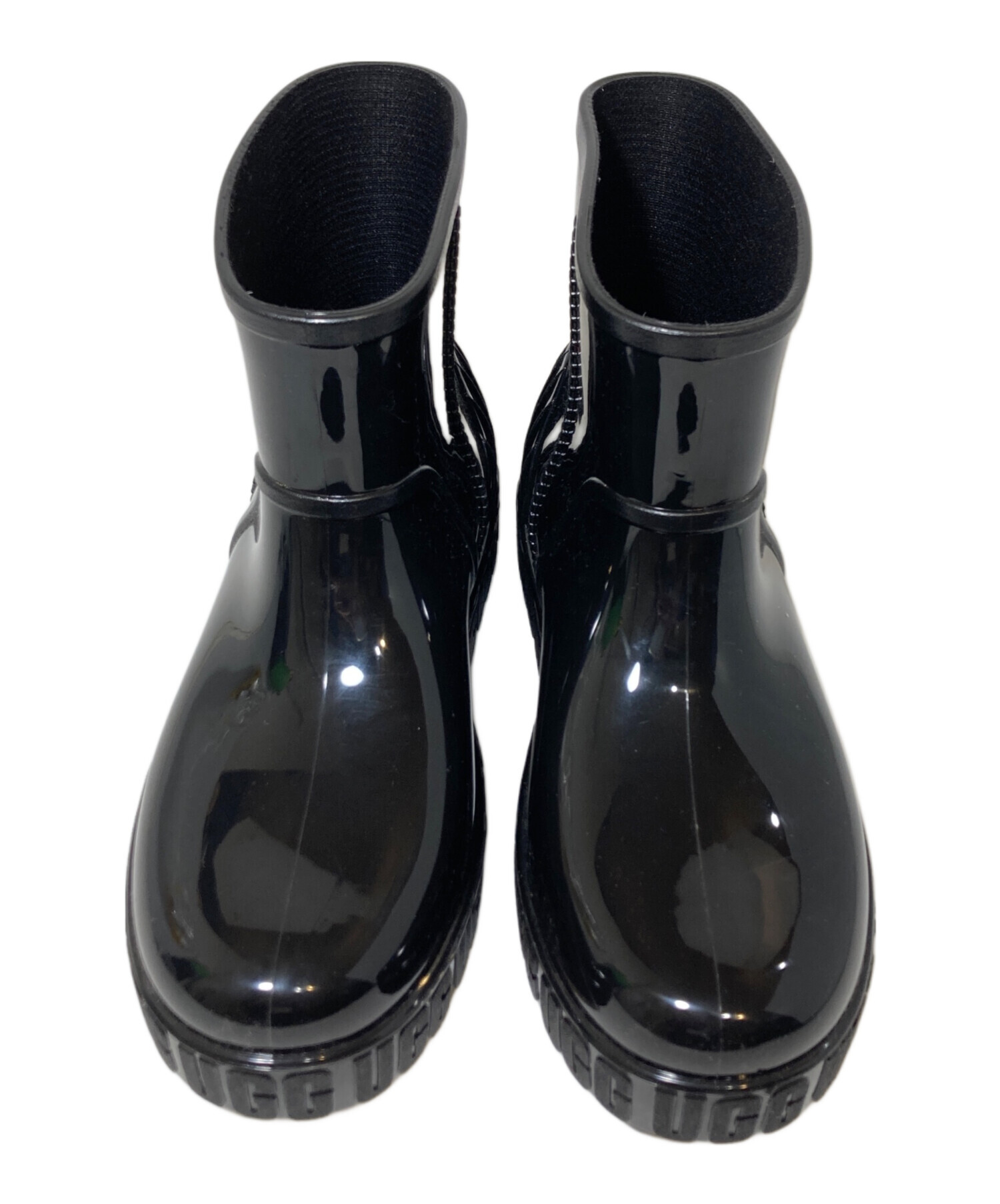中古・古着通販】UGG (アグ) レインブーツ ブラック サイズ:8