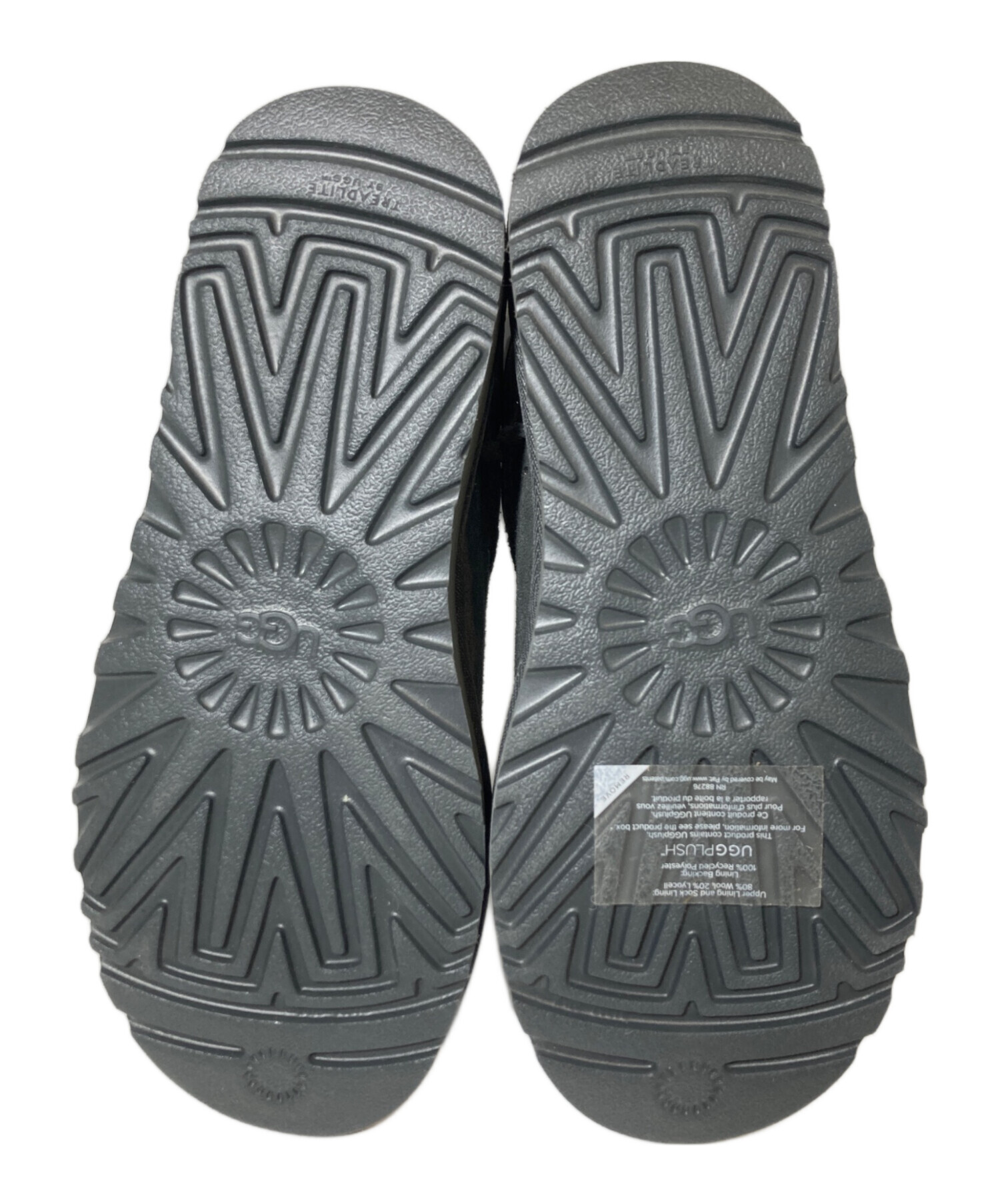 中古・古着通販】UGG (アグ) スタッズブーツ グレー サイズ:24