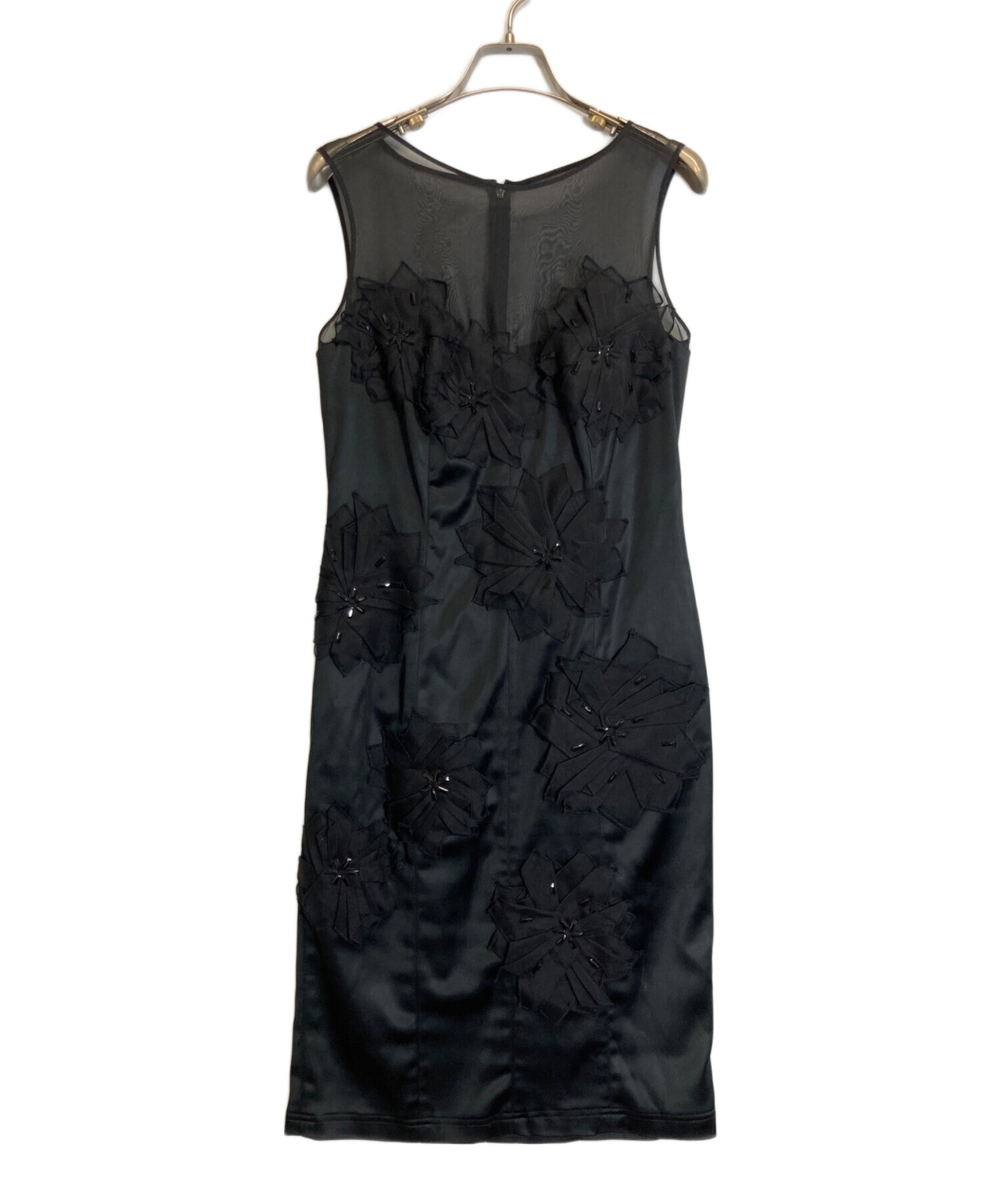 新品☆ TADASHI SHOJI サイズS ブラック 中古・古着通販】TADASHI SHOJI (タダシ ショージ) ビジューデザイン