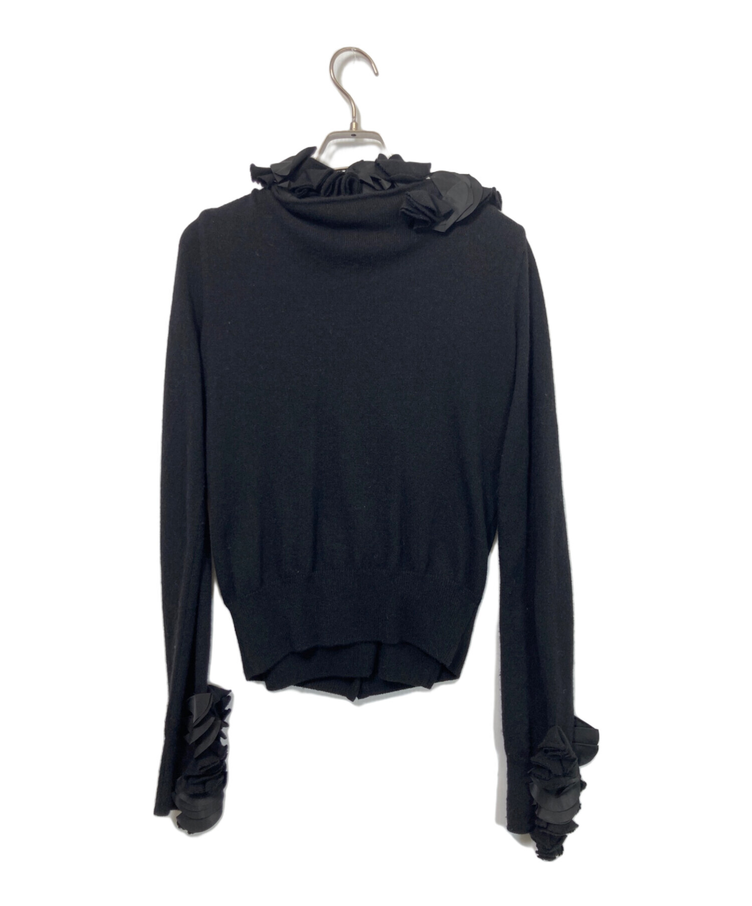 ETRO エトロ アンゴラ混 カーディガン 42 黒 イタリア製 中古・古着通販】ETRO (エトロ) アンサンブルカーディガン ブラック