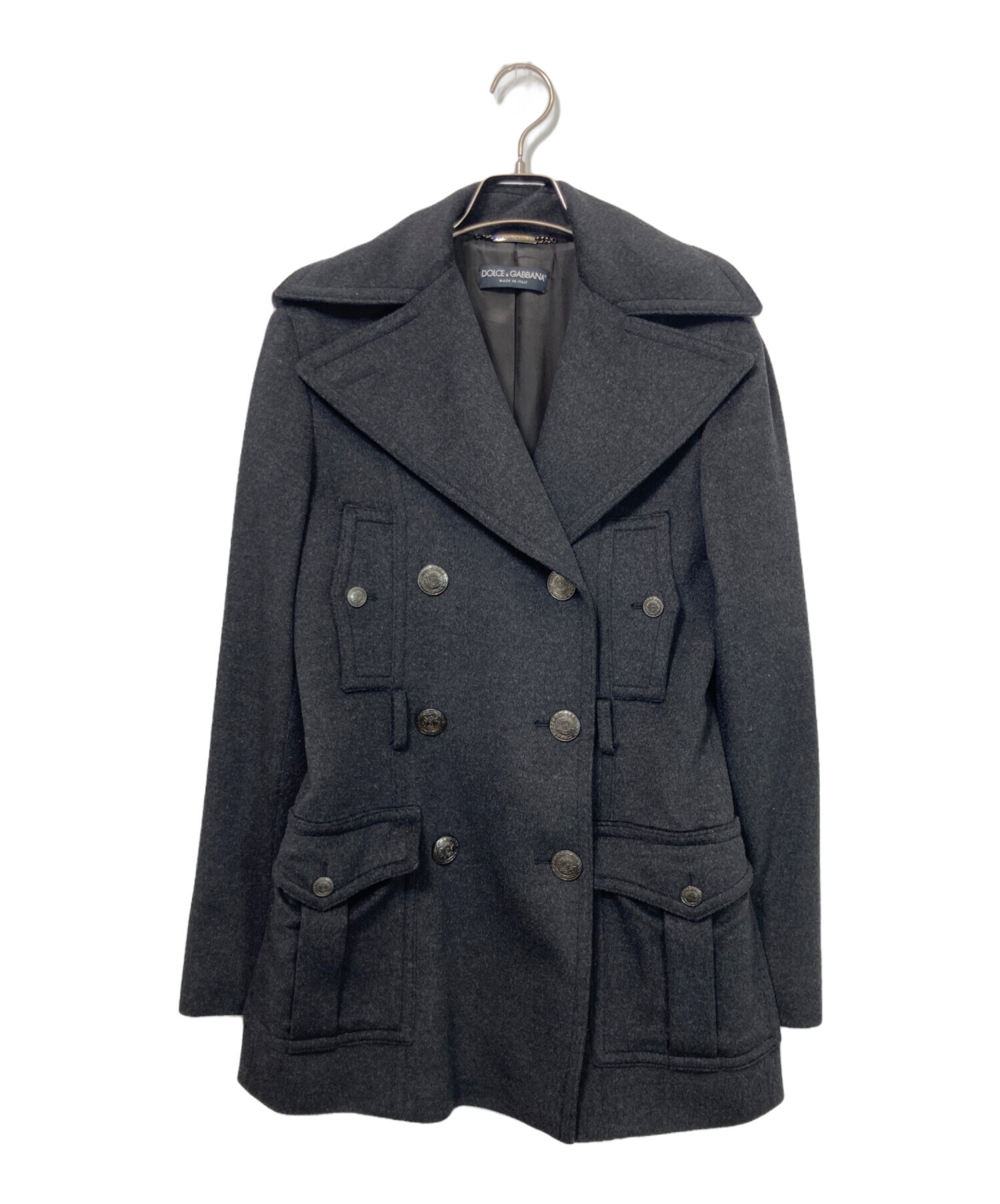 中古・古着通販】DOLCE & GABBANA (ドルチェ＆ガッバーナ) Pコート 