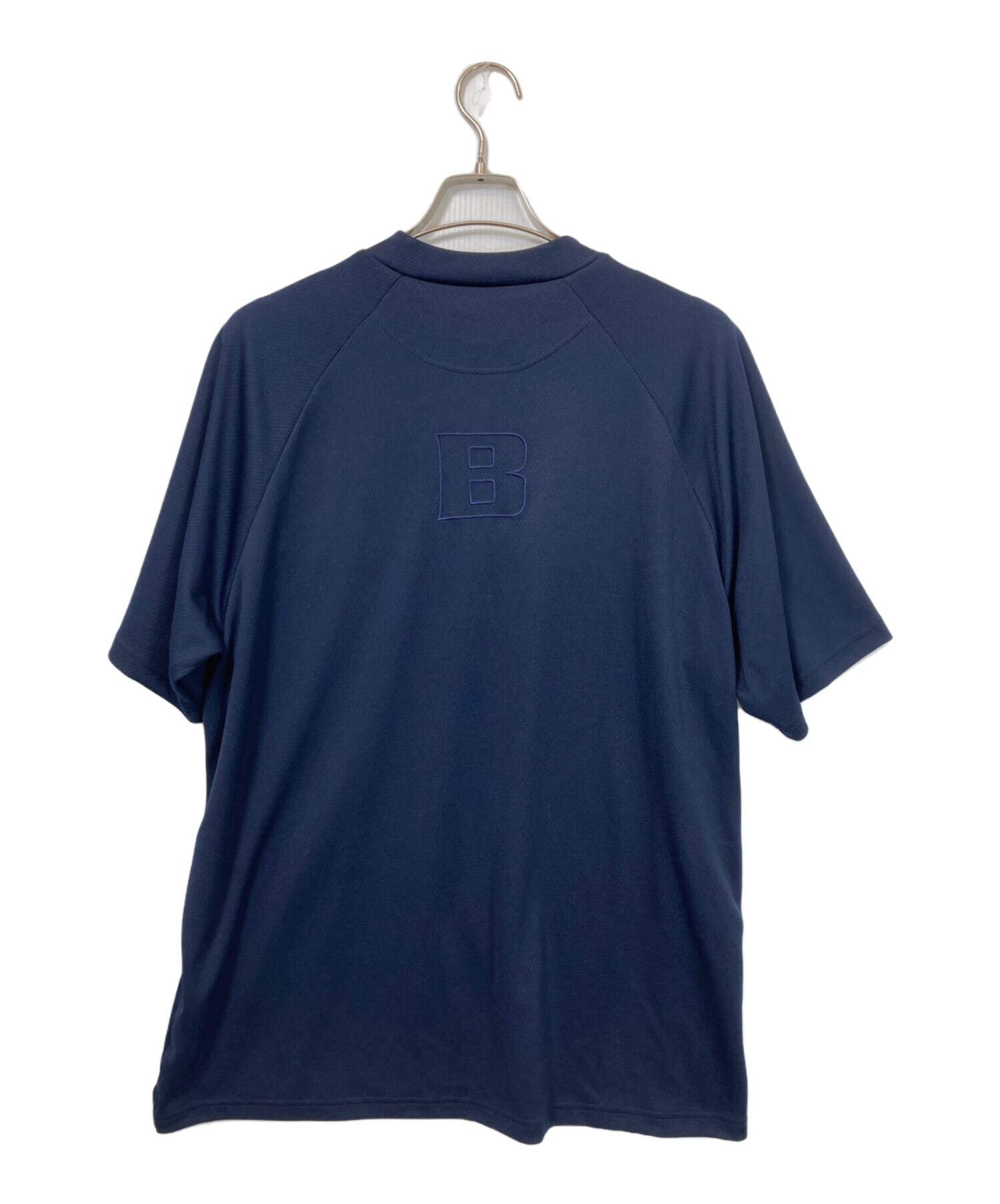 BRIEFING ブリーフィング ネイビー モックネックシャツ 中古・古着通販】BRIEFING (ブリーフィング) モックネックT