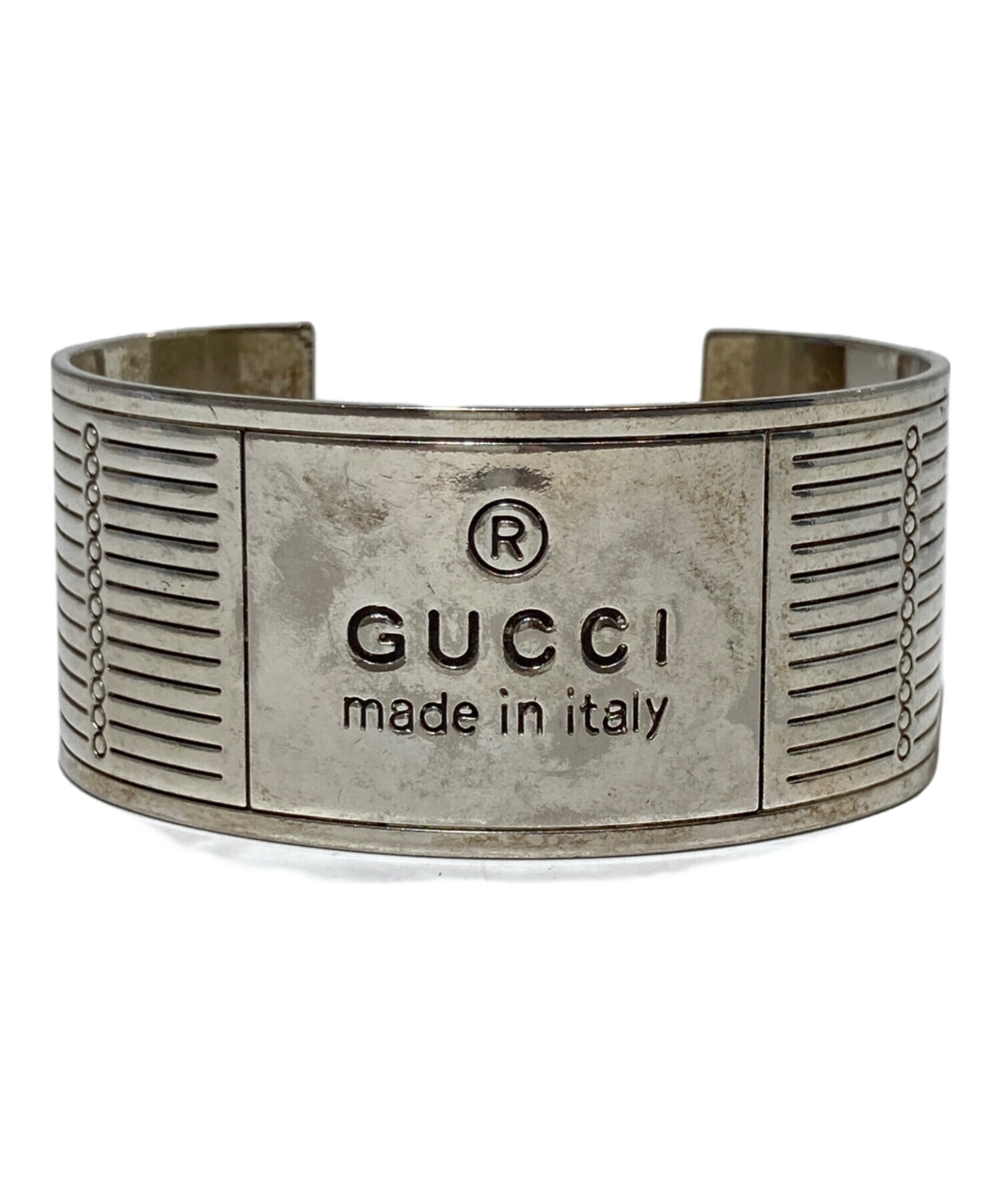 GUCCI シルバー編み込みバングル GUCCI GUCCI(グッチ) バングル シルバー (グッチ)バングル 925