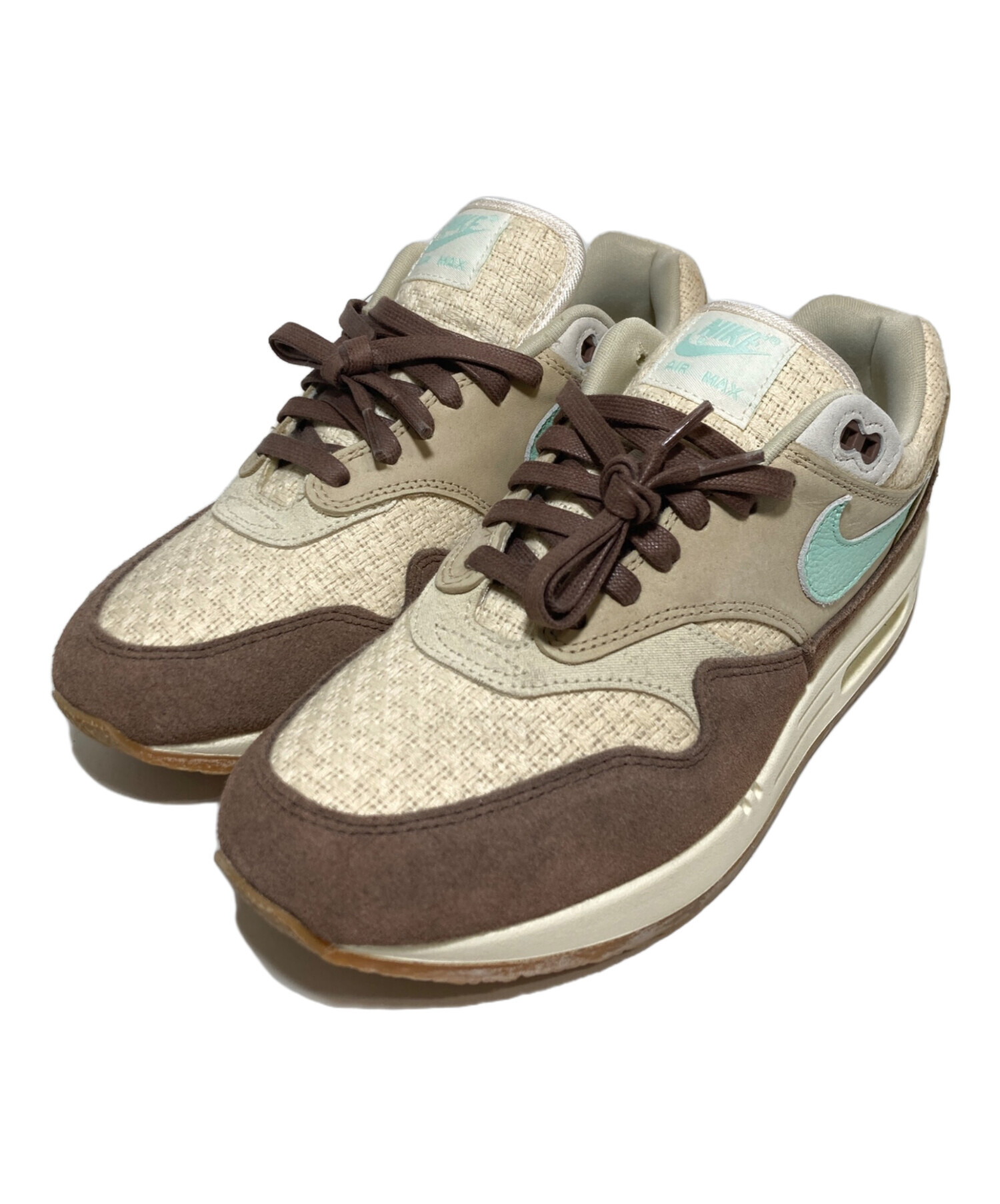 中古・古着通販】NIKE (ナイキ) AIR MAX 1 PRM CREPE HEMP ブラウン 
