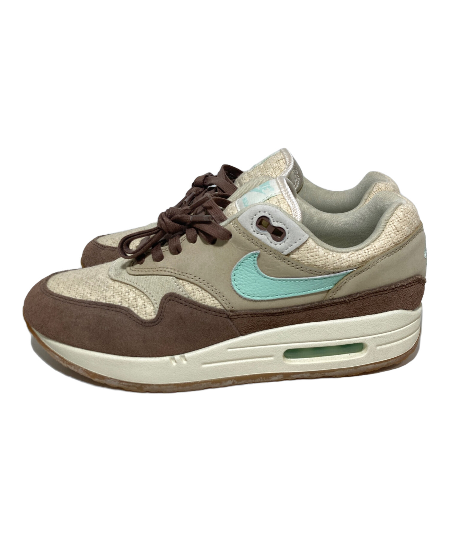 中古・古着通販】NIKE (ナイキ) AIR MAX 1 PRM CREPE HEMP ブラウン 