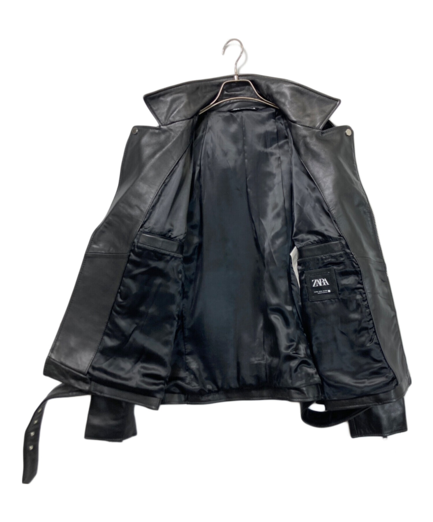 中古・古着通販】ZARA (ザラ) ラムレザーライダースジャケット