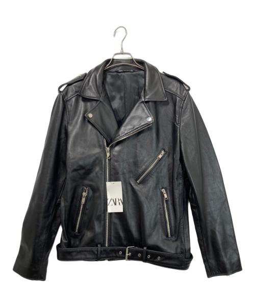 中古・古着通販】ZARA (ザラ) ラムレザーライダースジャケット