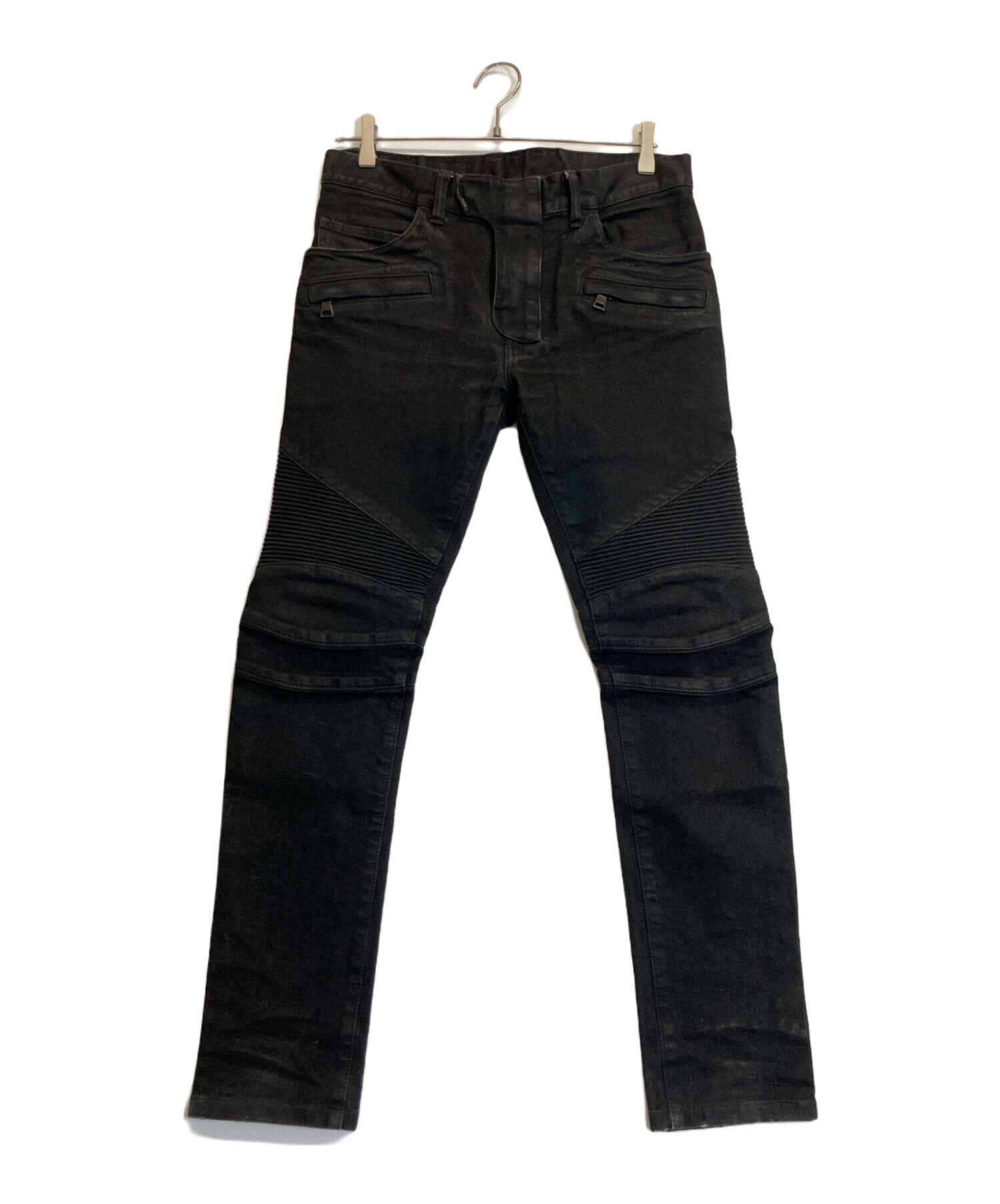 中古・古着通販】BALMAIN (バルマン) パンツ ブラック サイズ:W28 