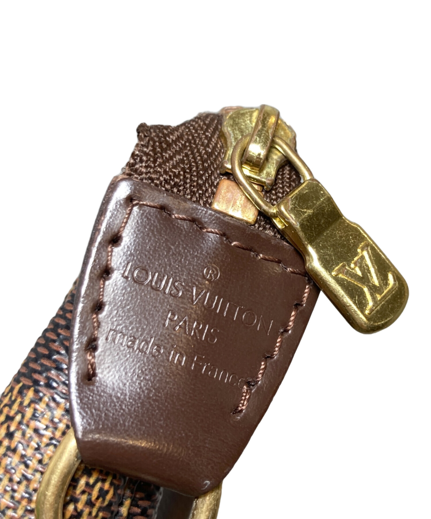 美品！LOUIS VUITTON ダミエポシェット・クレケース カードキーケース ポシェット・クレ ダミエ・エベヌ｜ルイ